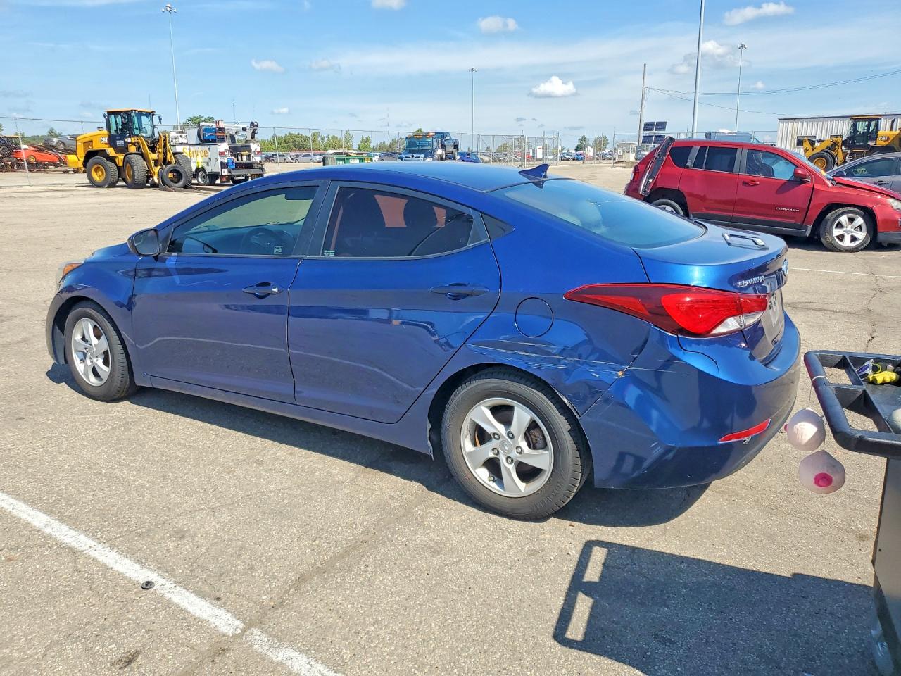 2015 Hyundai Elantra Se Blue vin: 5NPDH4AE5FH606112