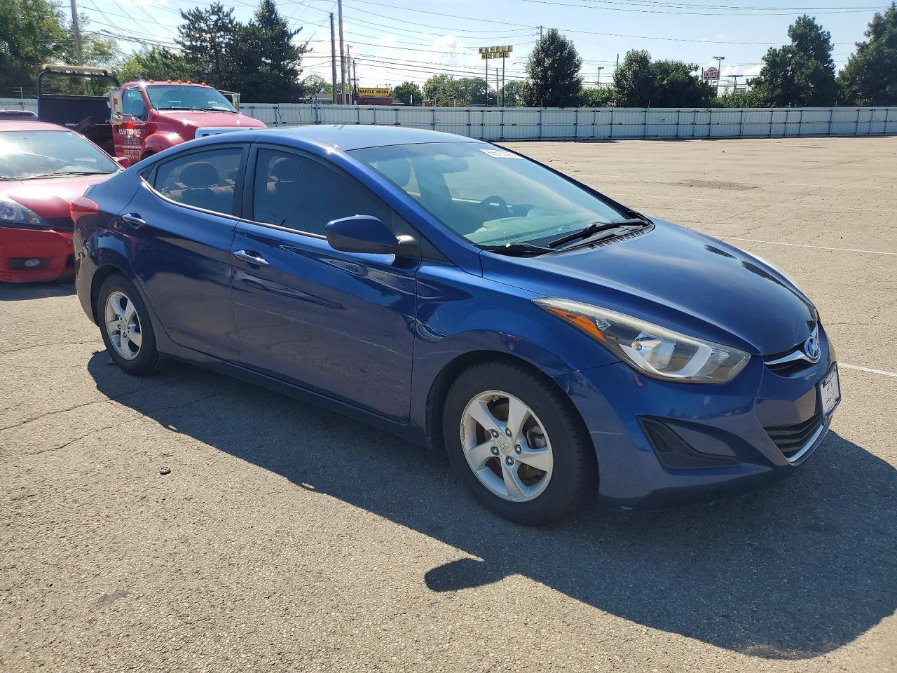 2015 Hyundai Elantra Se Blue vin: 5NPDH4AE5FH606112