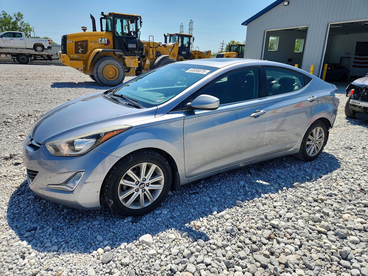 2015 Hyundai Elantra Se Silver vin: 5NPDH4AE5FH607373