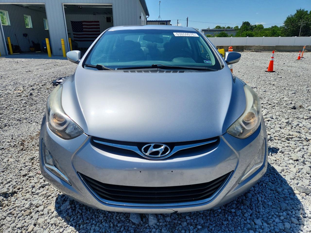 2015 Hyundai Elantra Se Silver vin: 5NPDH4AE5FH607373