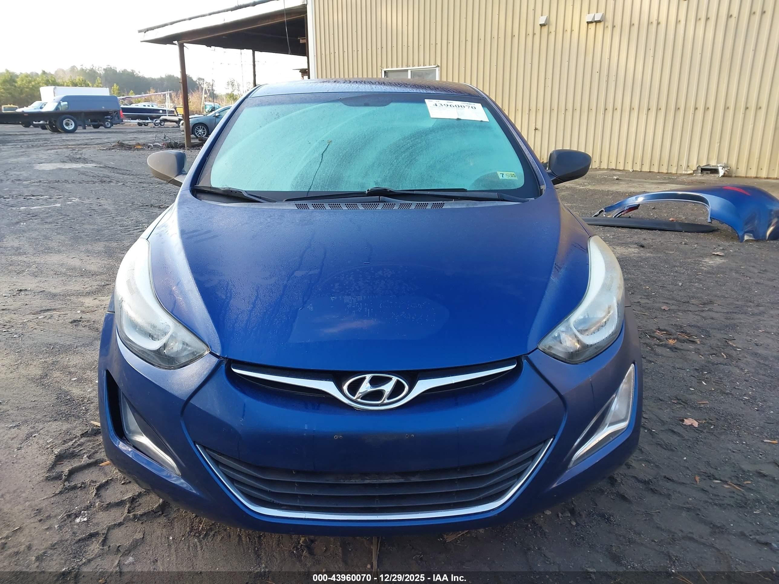 2015 Hyundai Elantra Se Dark Blue vin: 5NPDH4AE5FH608345