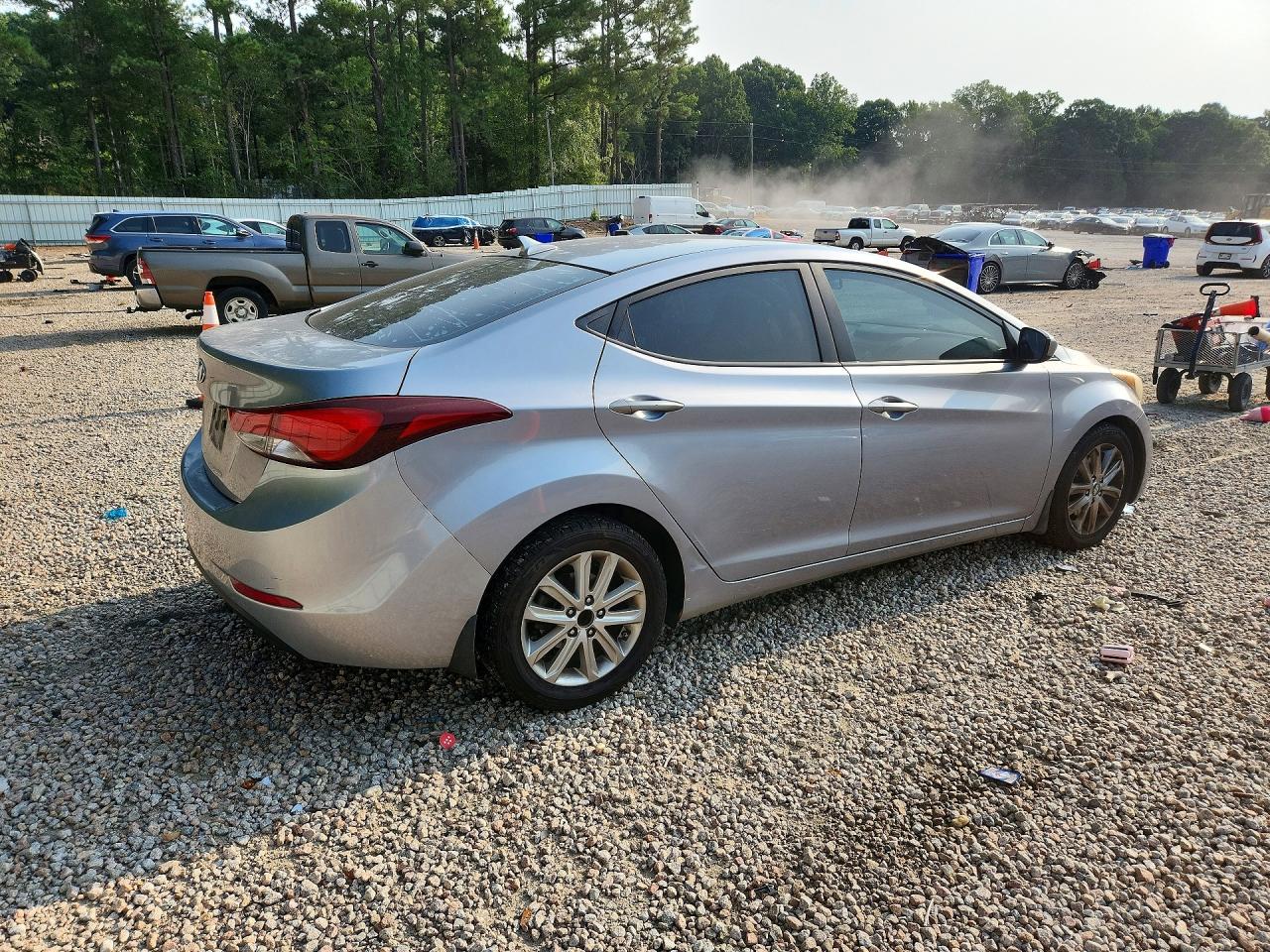 2015 Hyundai Elantra Se Blue vin: 5NPDH4AE5FH608541