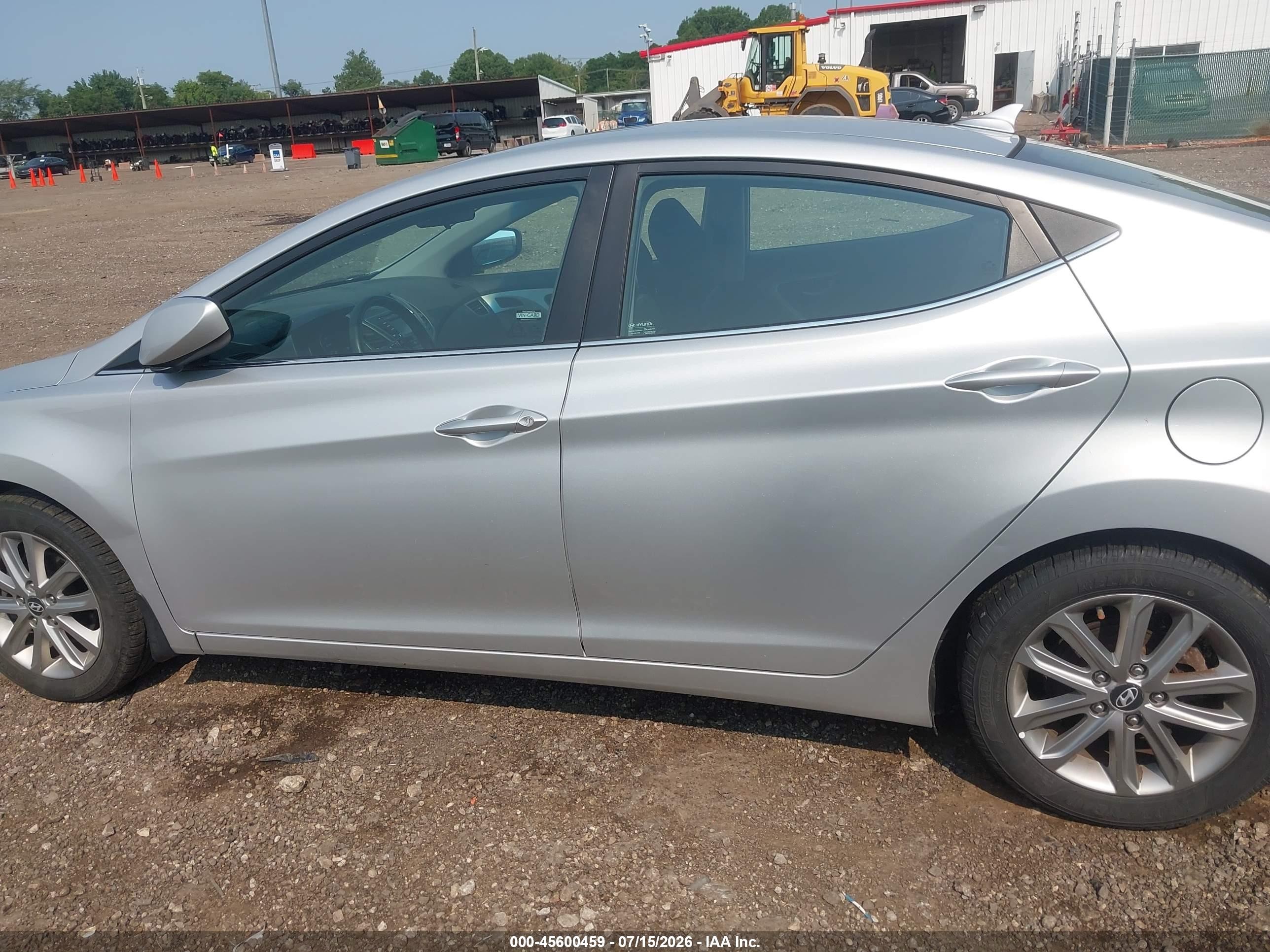 2015 Hyundai Elantra Se Silver vin: 5NPDH4AE5FH608622