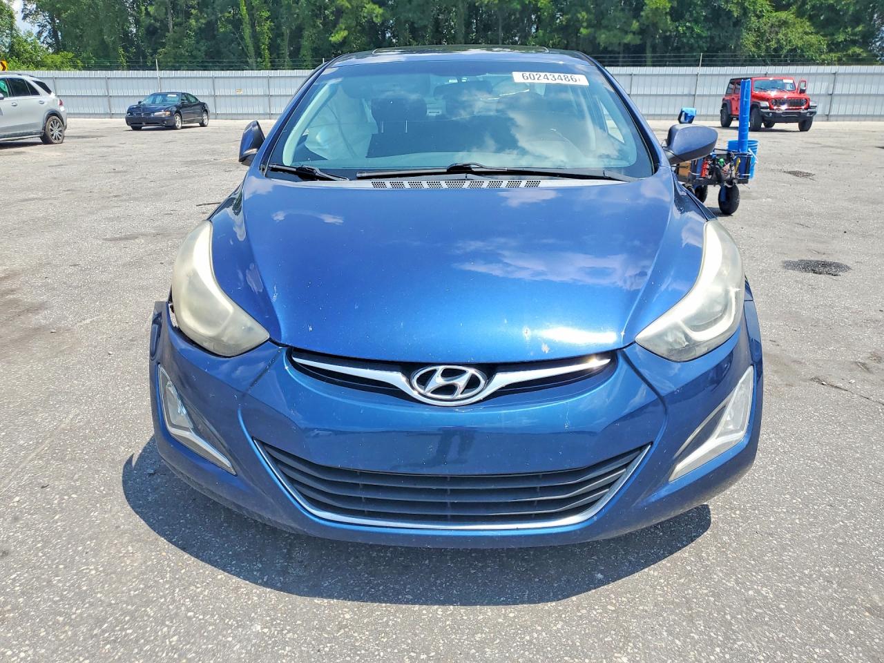 2015 Hyundai Elantra Se Blue vin: 5NPDH4AE5FH609205