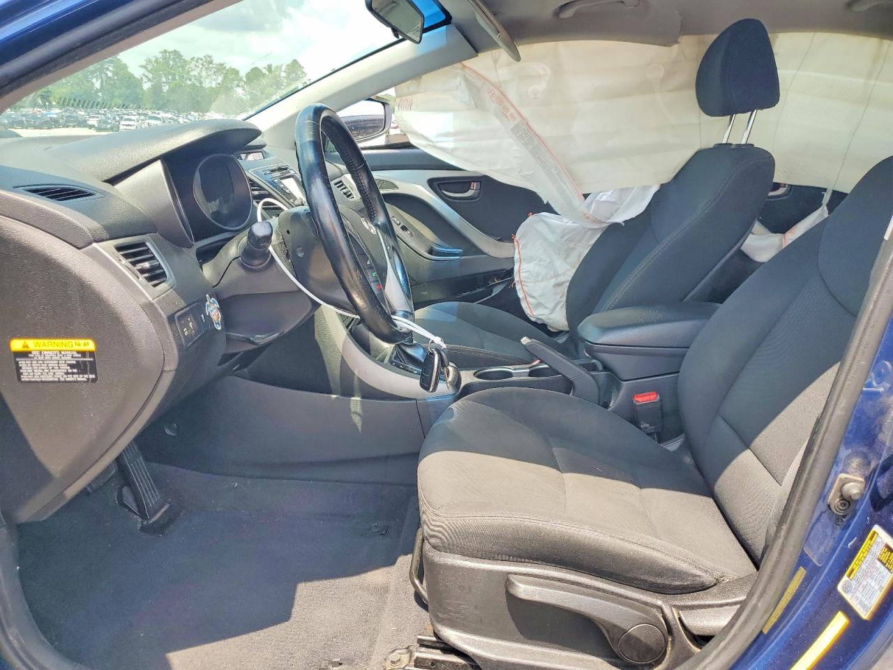 2015 Hyundai Elantra Se Blue vin: 5NPDH4AE5FH609205
