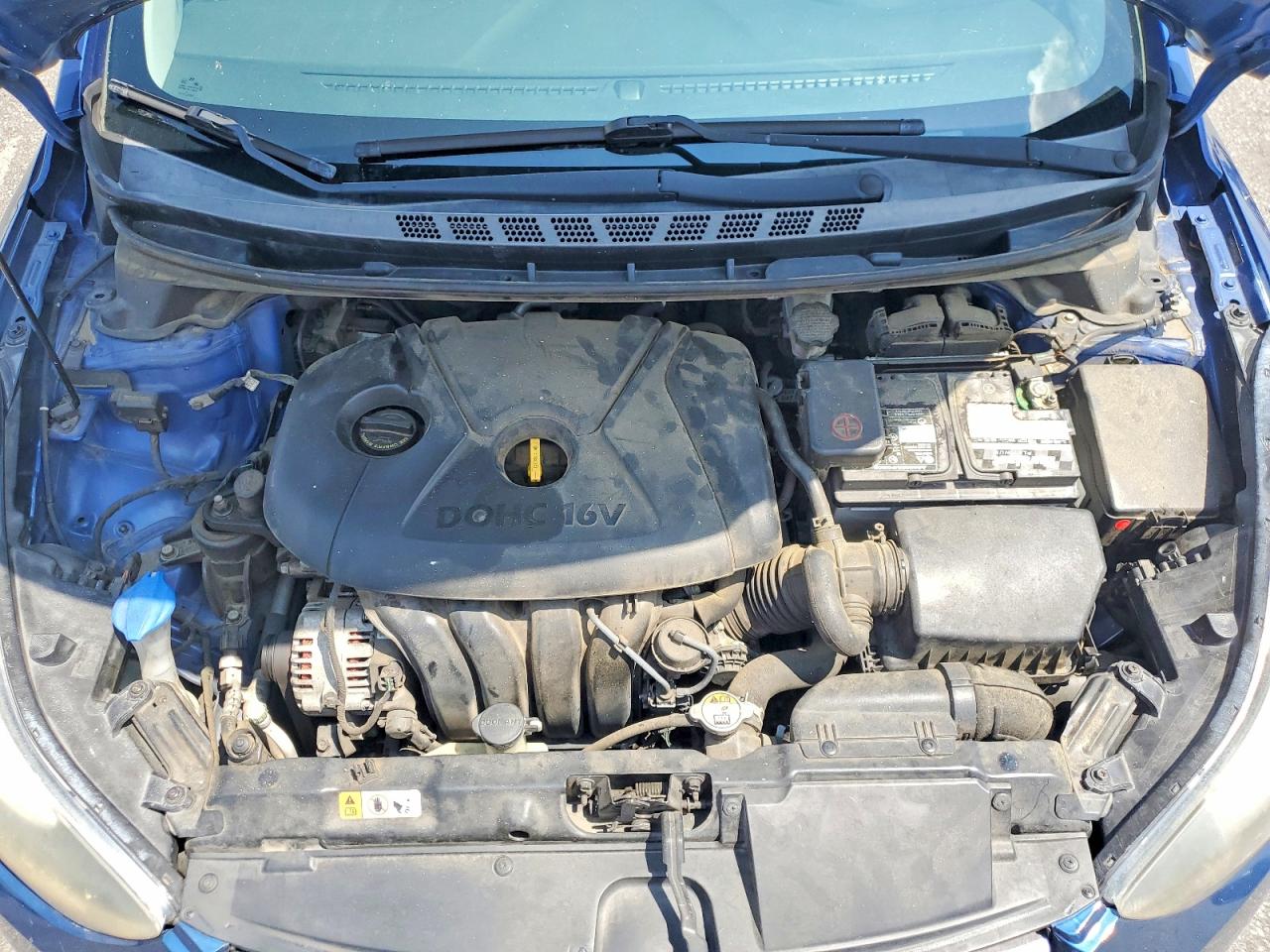 2015 Hyundai Elantra Se Blue vin: 5NPDH4AE5FH609205