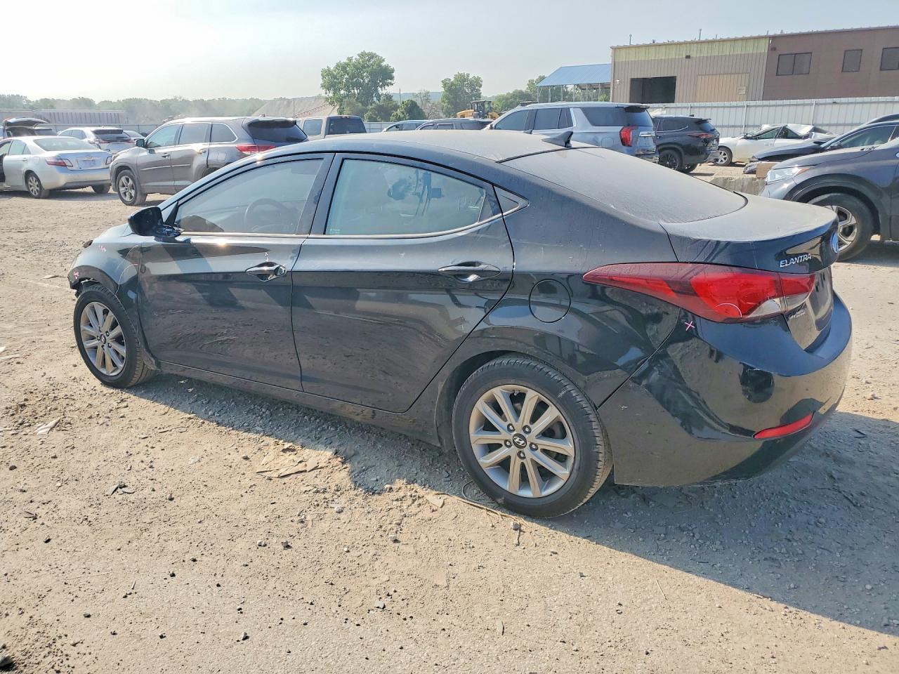 2015 Hyundai Elantra Se Черный vin: 5NPDH4AE5FH616610