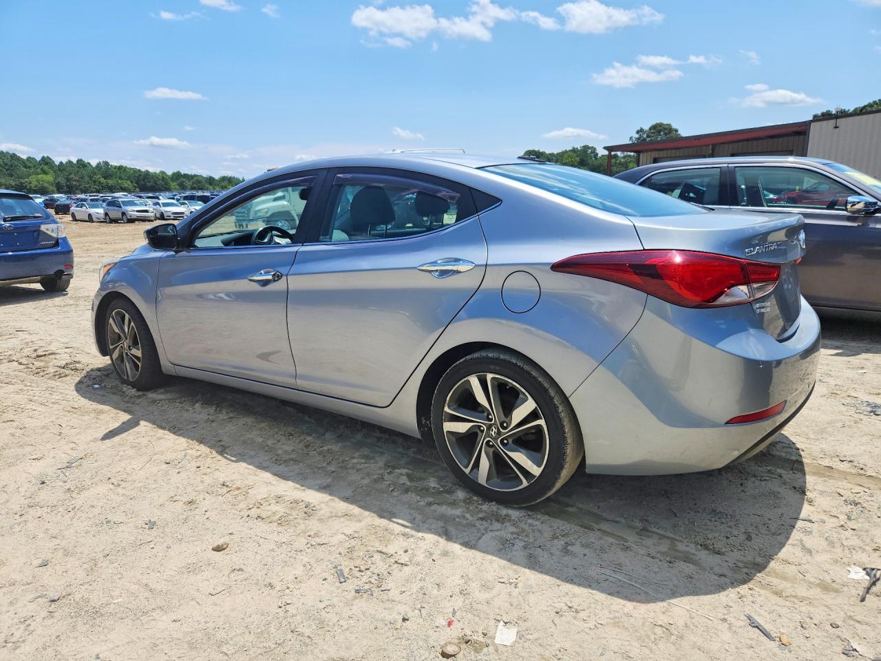 2015 Hyundai Elantra Limited Silver vin: 5NPDH4AE5FH619426