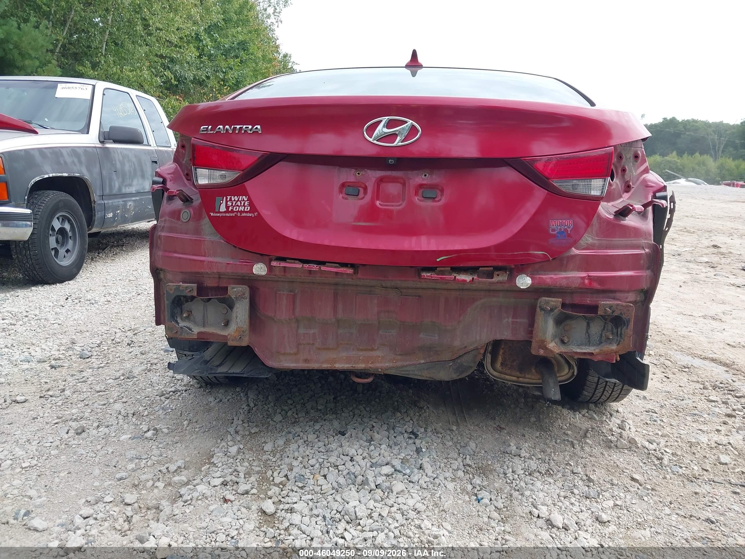 2015 Hyundai Elantra Se Red vin: 5NPDH4AE5FH623668