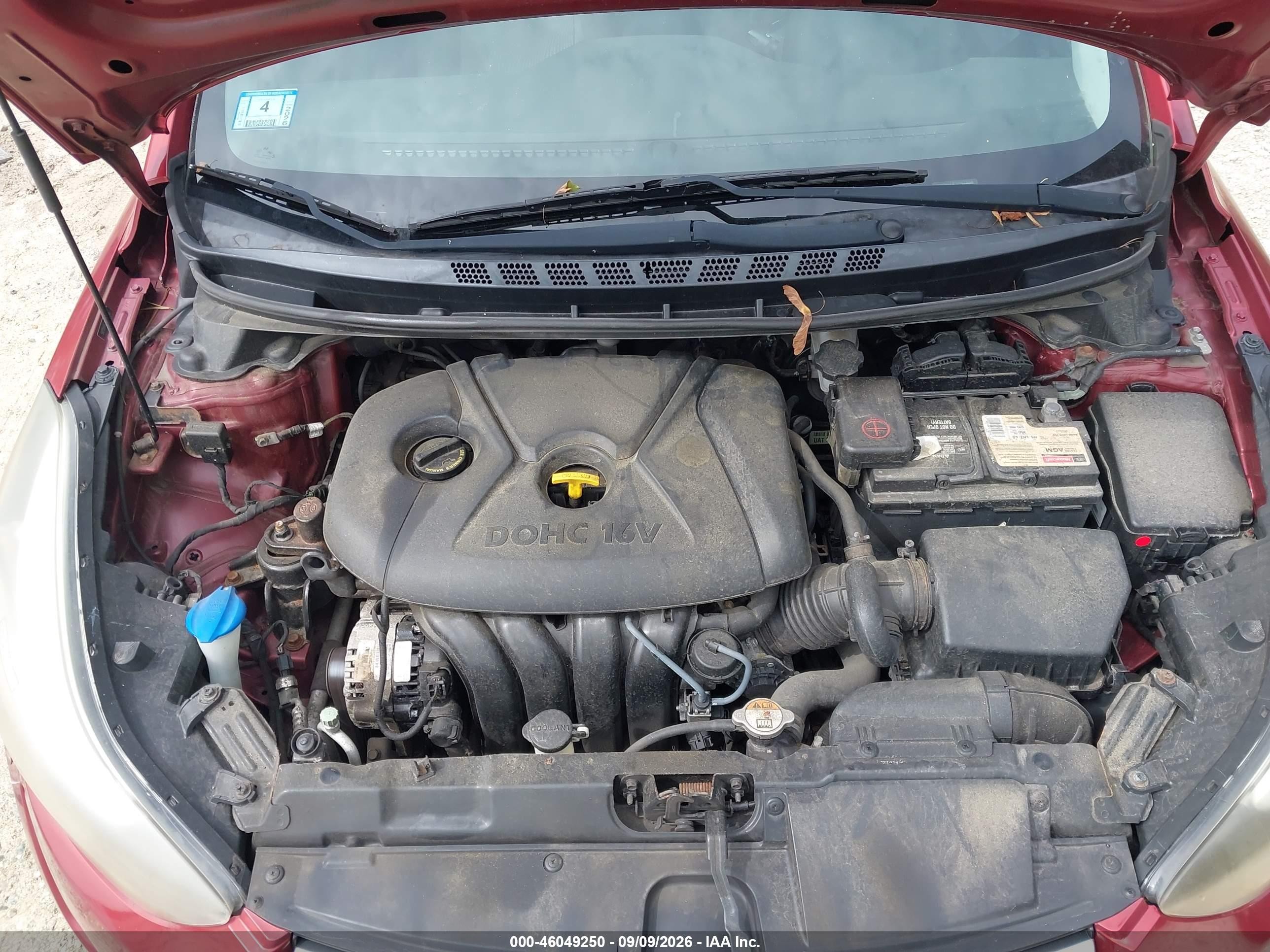 2015 Hyundai Elantra Se Red vin: 5NPDH4AE5FH623668
