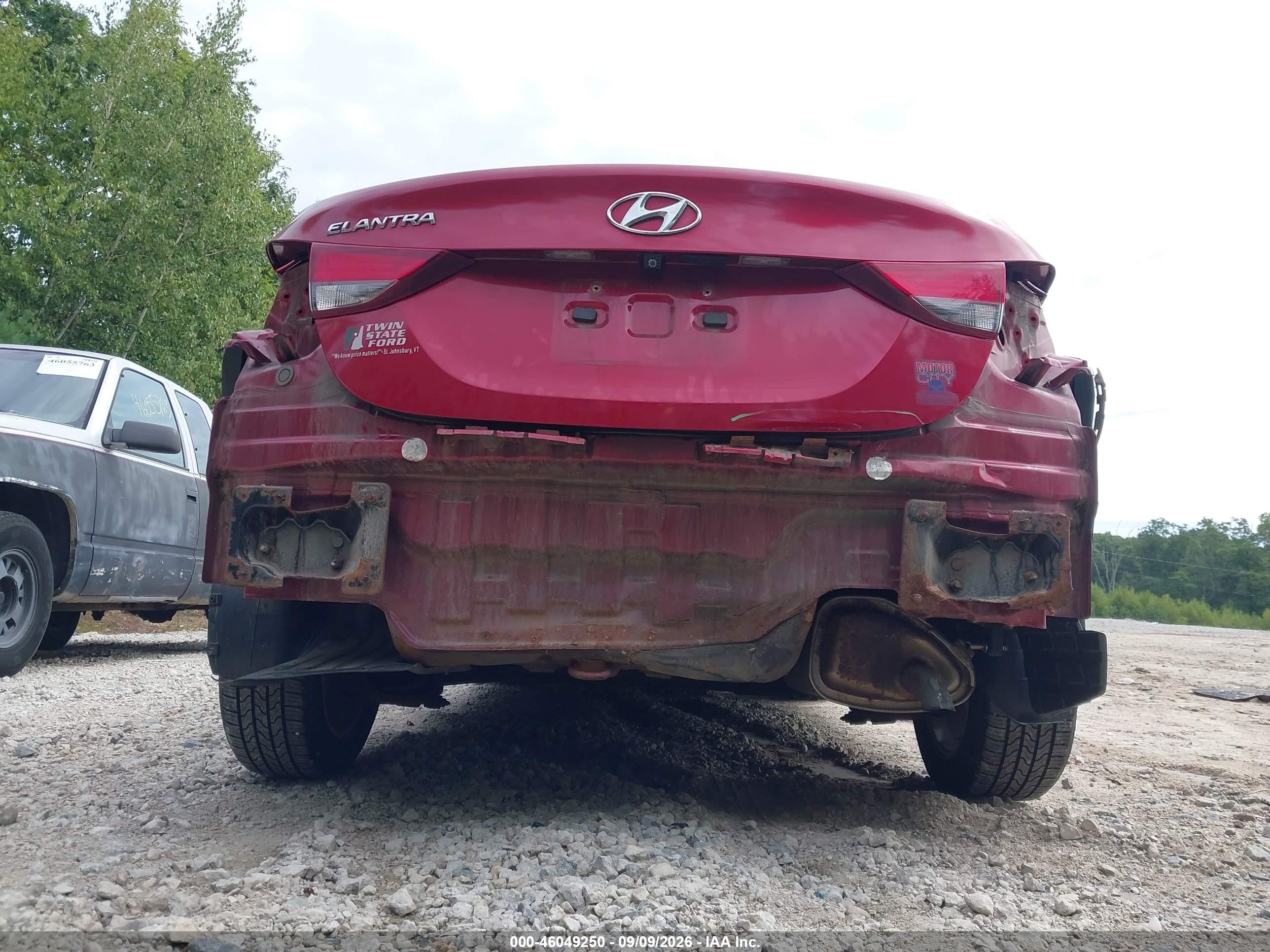 2015 Hyundai Elantra Se Red vin: 5NPDH4AE5FH623668