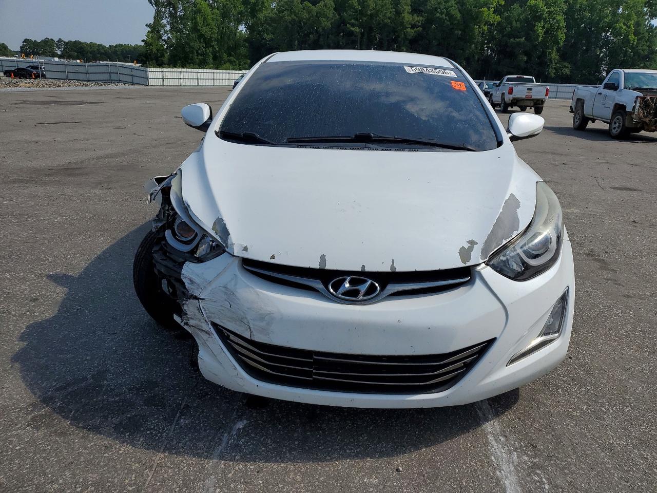 2015 Hyundai Elantra Limited White vin: 5NPDH4AE5FH625534