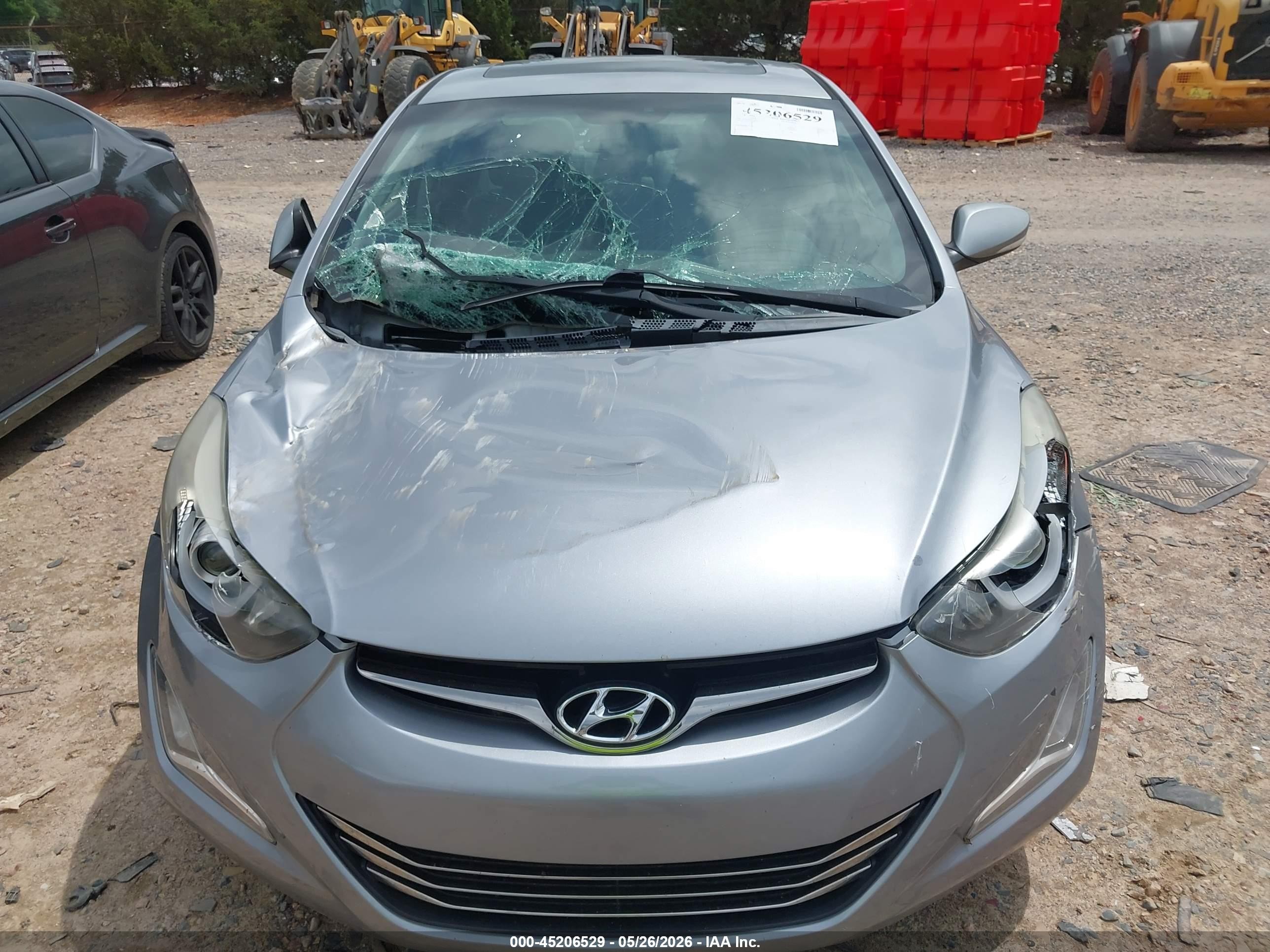 2015 Hyundai Elantra Limited Silver vin: 5NPDH4AE5FH626229
