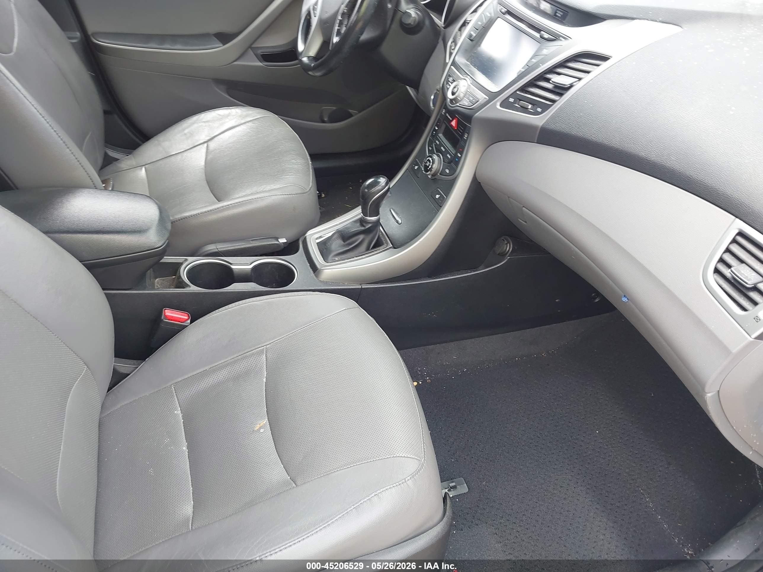 2015 Hyundai Elantra Limited Silver vin: 5NPDH4AE5FH626229