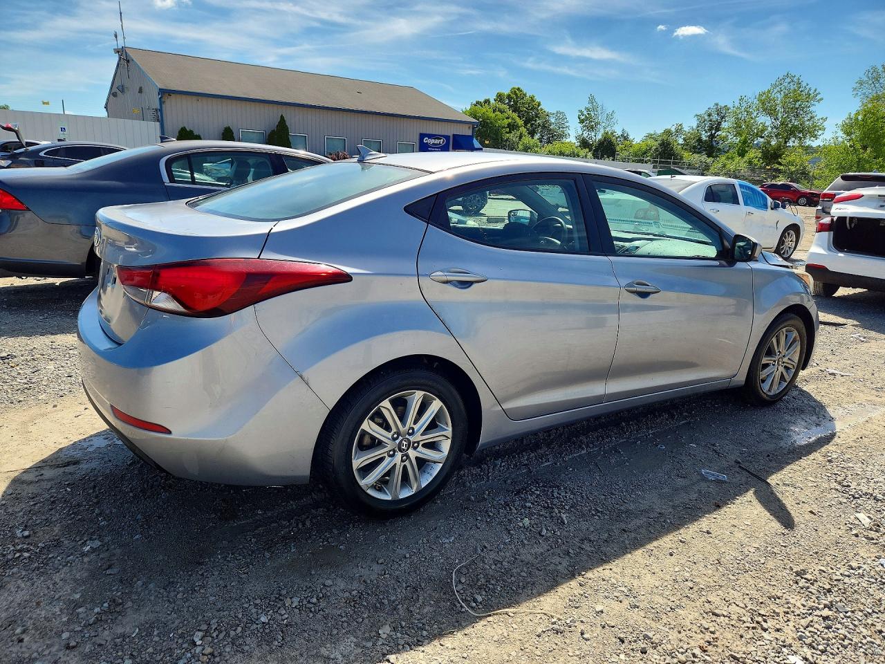 2015 Hyundai Elantra Se Серебряный vin: 5NPDH4AE5FH628370