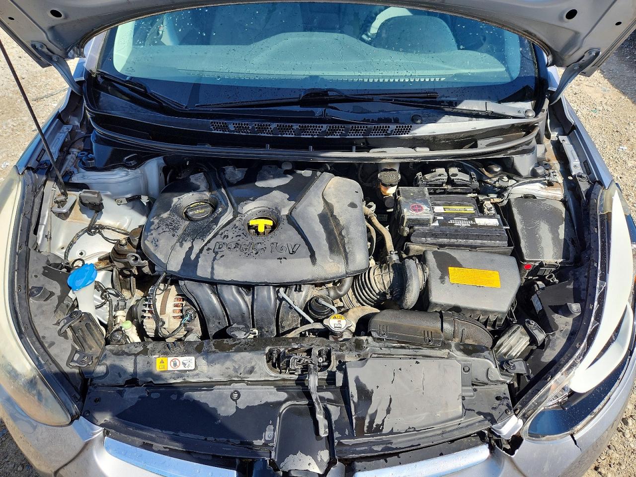 2015 Hyundai Elantra Se Серебряный vin: 5NPDH4AE5FH628370