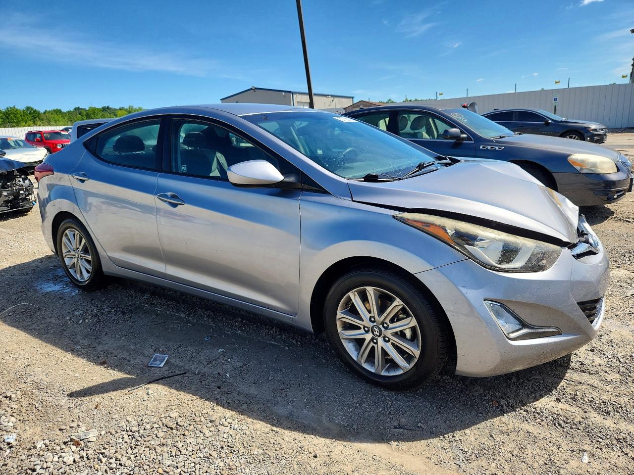 2015 Hyundai Elantra Se Серебряный vin: 5NPDH4AE5FH628370