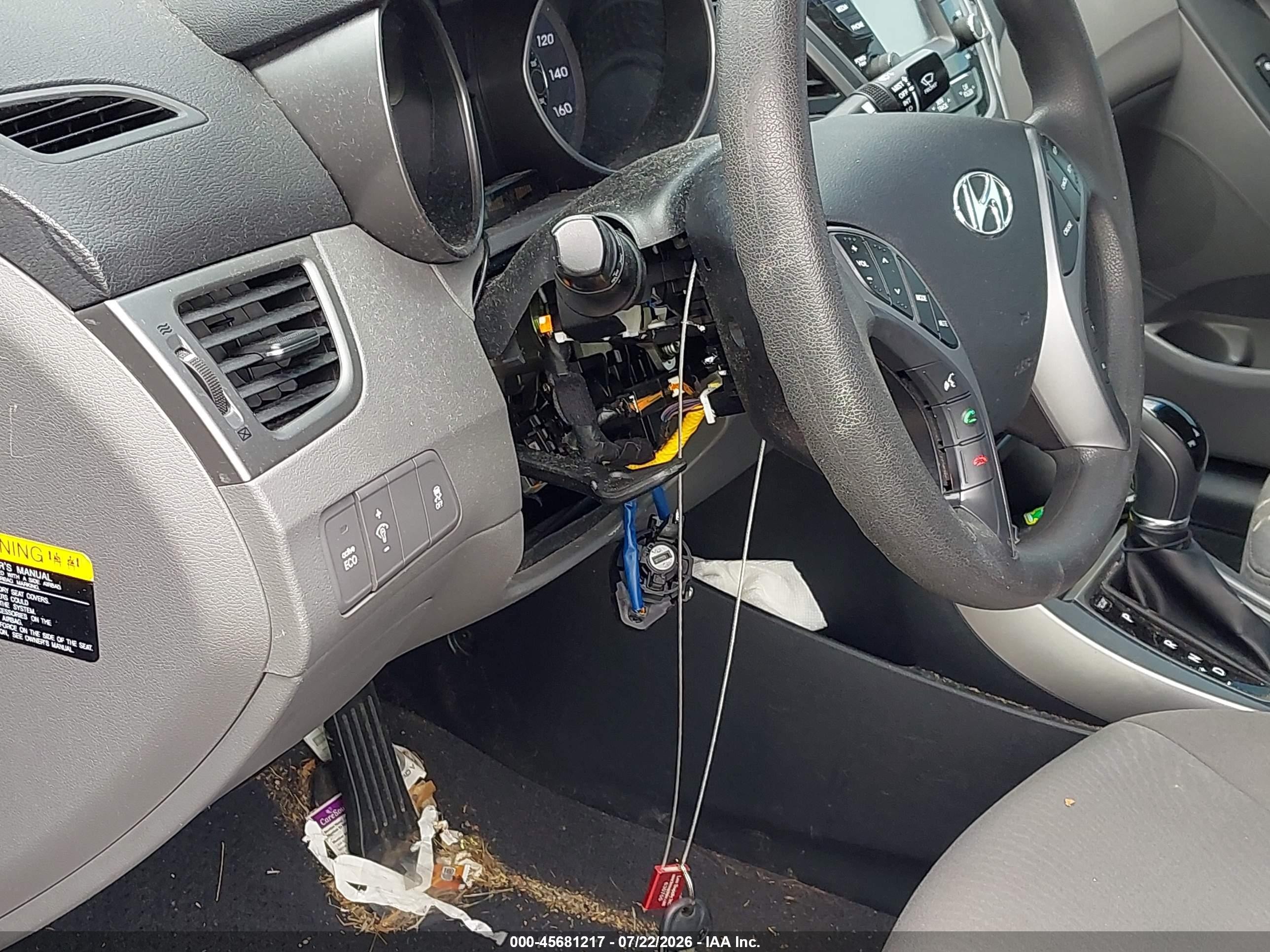2015 Hyundai Elantra Se Синий vin: 5NPDH4AE5FH630605