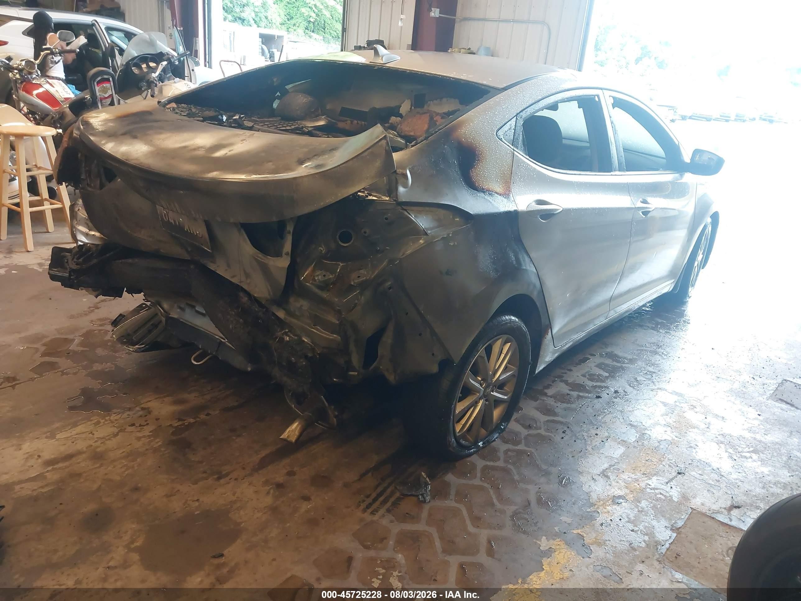 2015 Hyundai Elantra Se Silver vin: 5NPDH4AE5FH635612