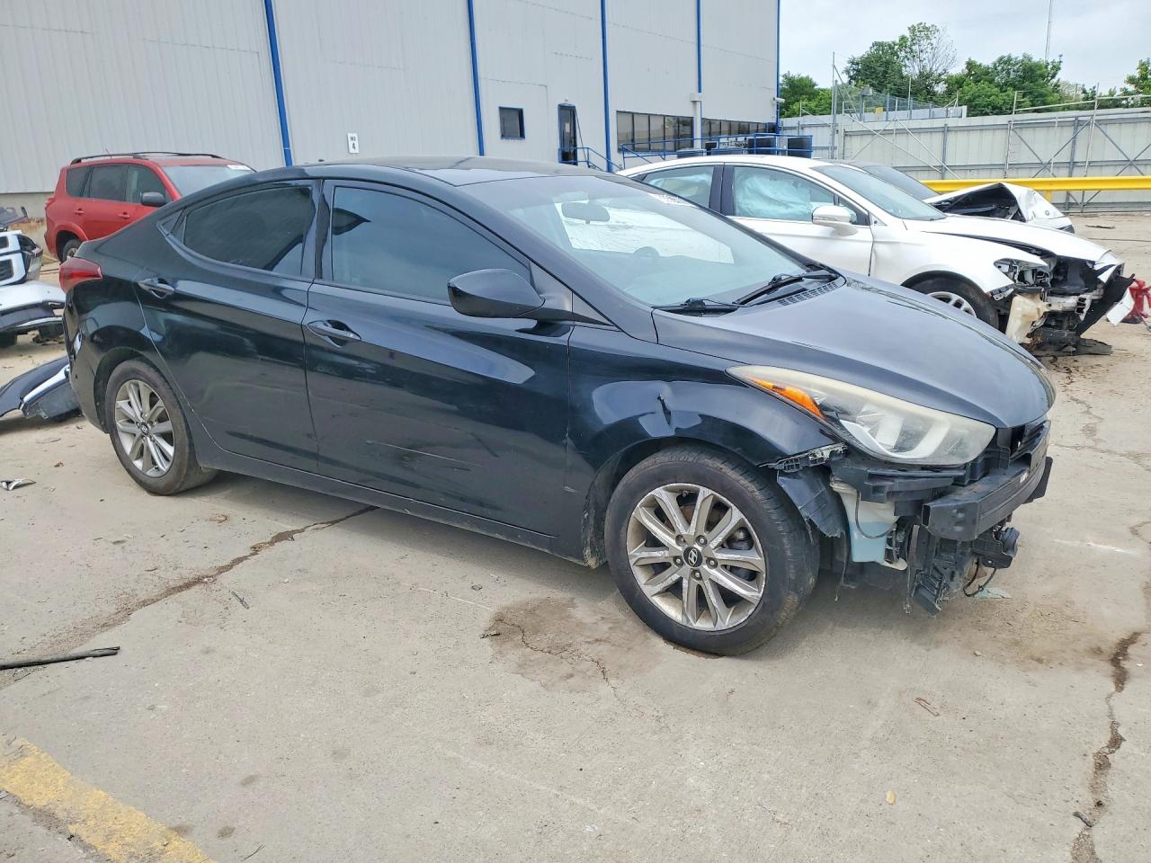2015 Hyundai Elantra Se Gray vin: 5NPDH4AE5FH636548