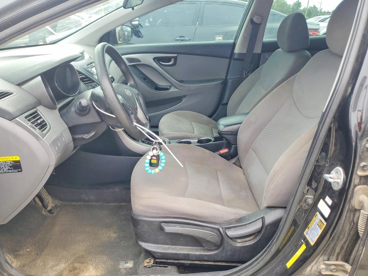2015 Hyundai Elantra Se Gray vin: 5NPDH4AE5FH636548