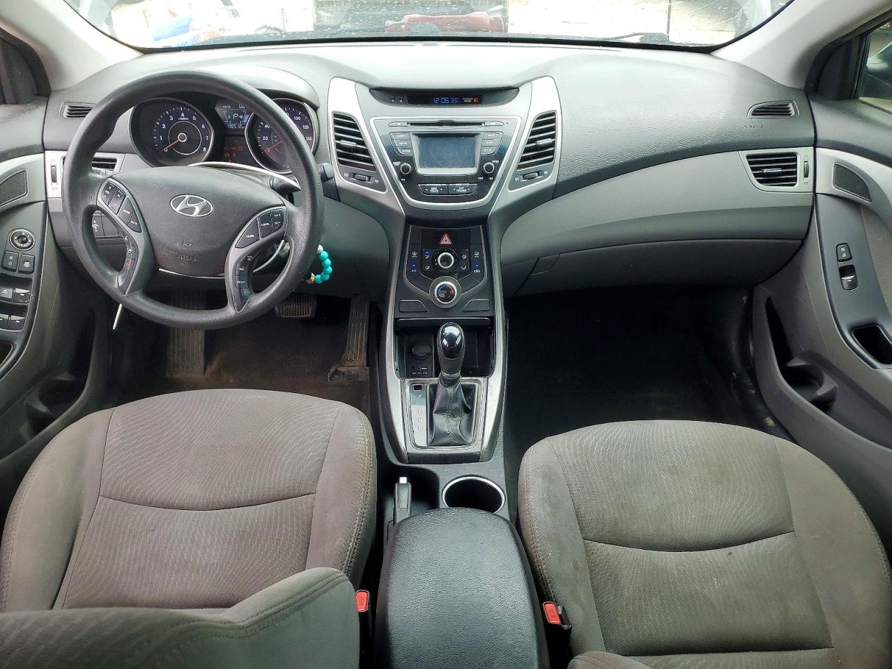 2015 Hyundai Elantra Se Gray vin: 5NPDH4AE5FH636548