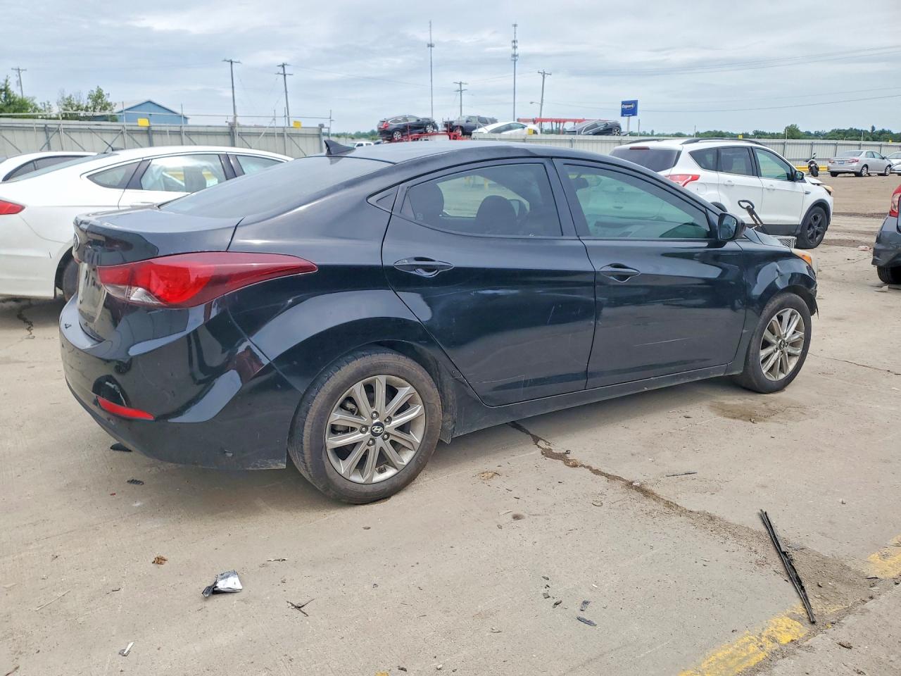 2015 Hyundai Elantra Se Gray vin: 5NPDH4AE5FH636548