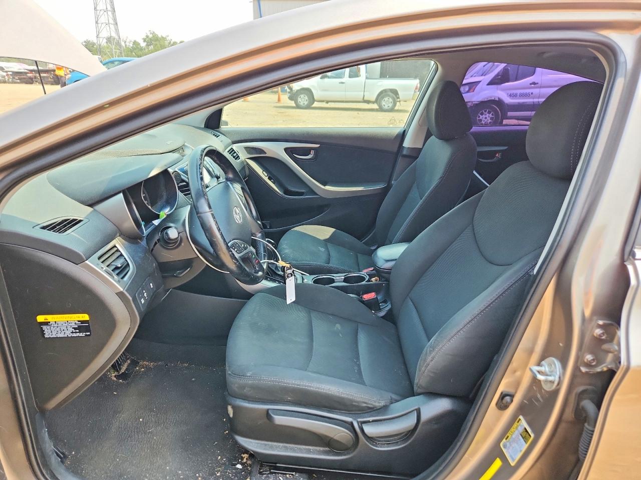 2015 Hyundai Elantra Se Gray vin: 5NPDH4AE5FH638753