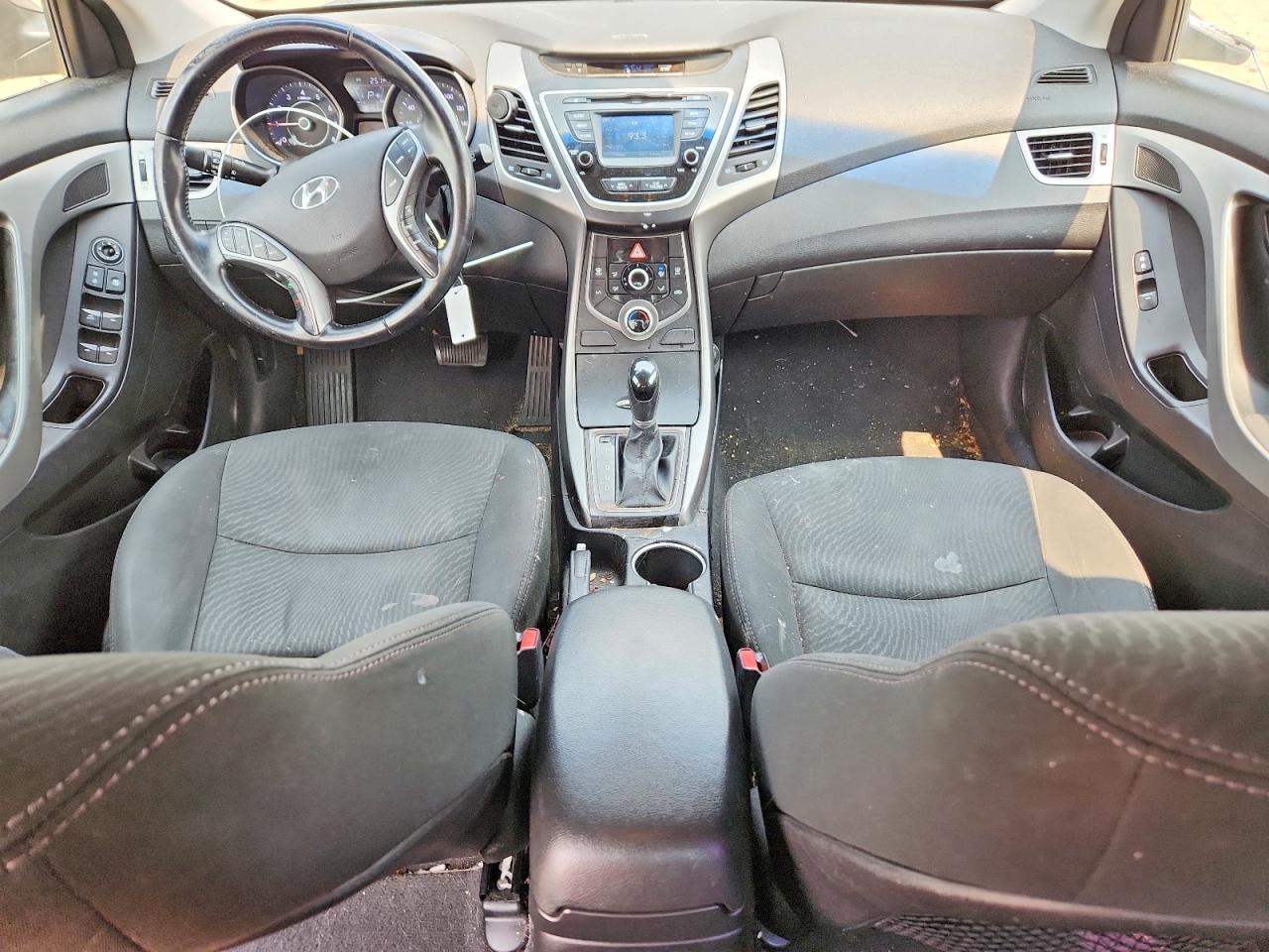 2015 Hyundai Elantra Se Gray vin: 5NPDH4AE5FH638753