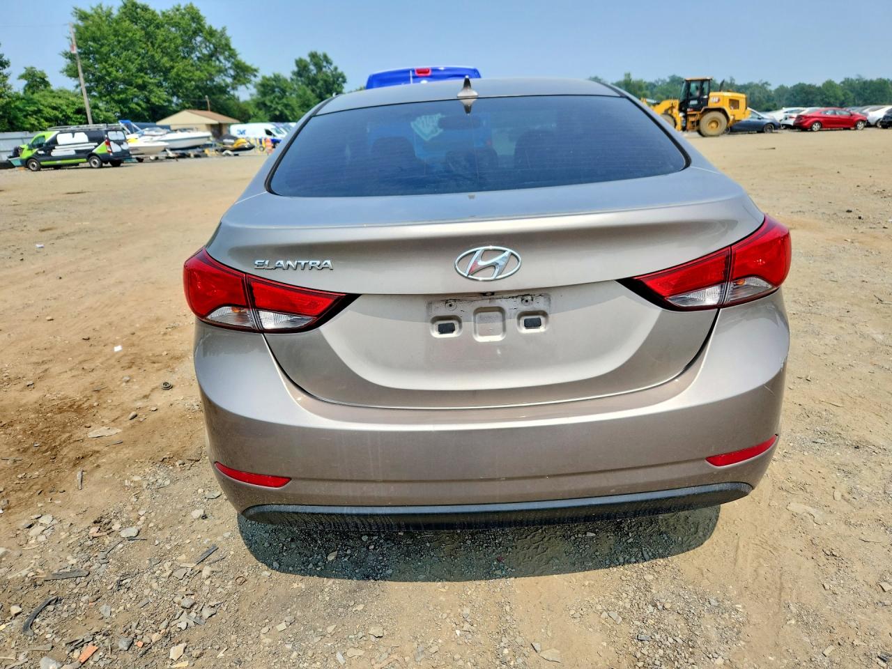 2015 Hyundai Elantra Se Gray vin: 5NPDH4AE5FH638753