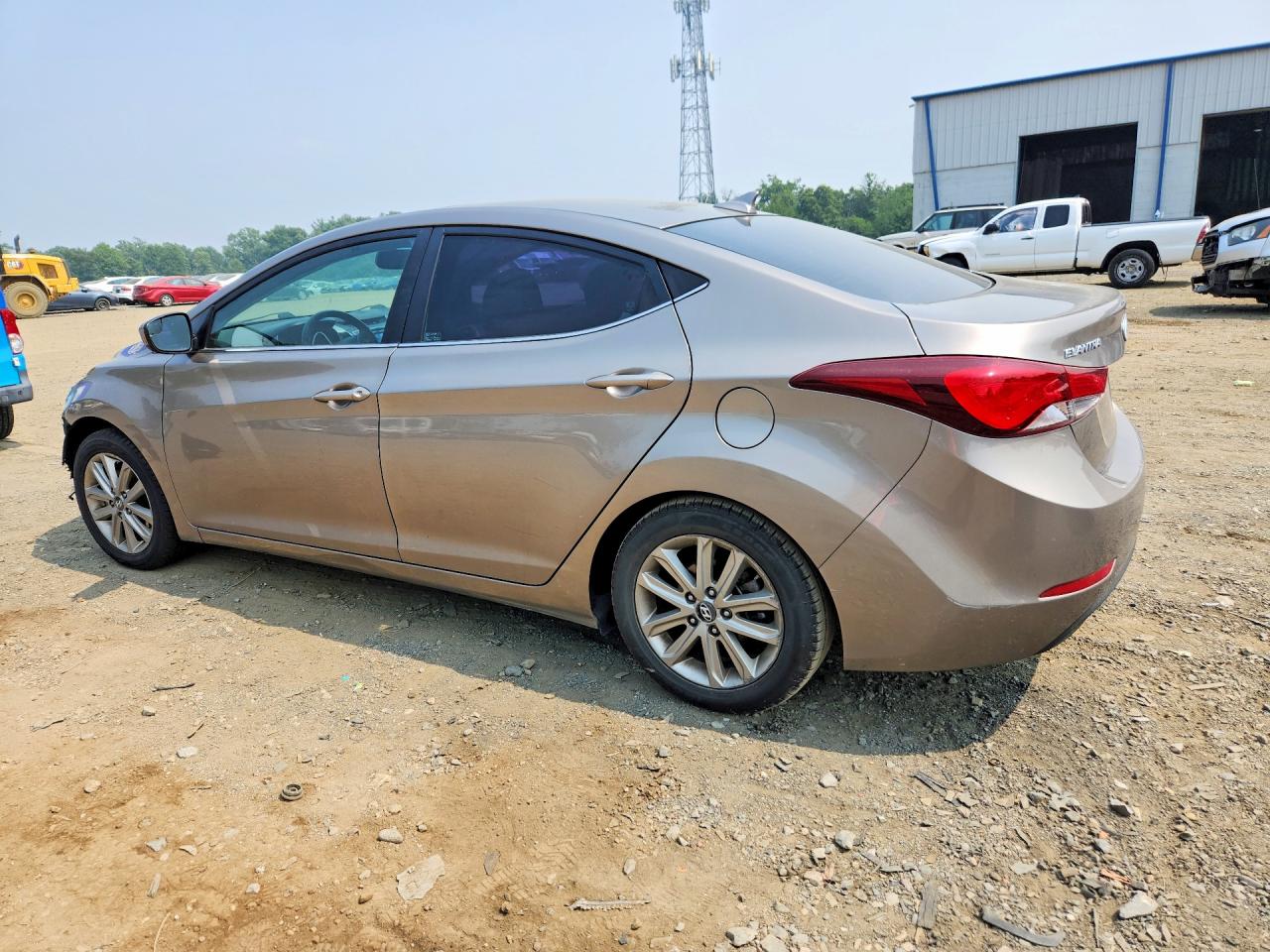 2015 Hyundai Elantra Se Gray vin: 5NPDH4AE5FH638753