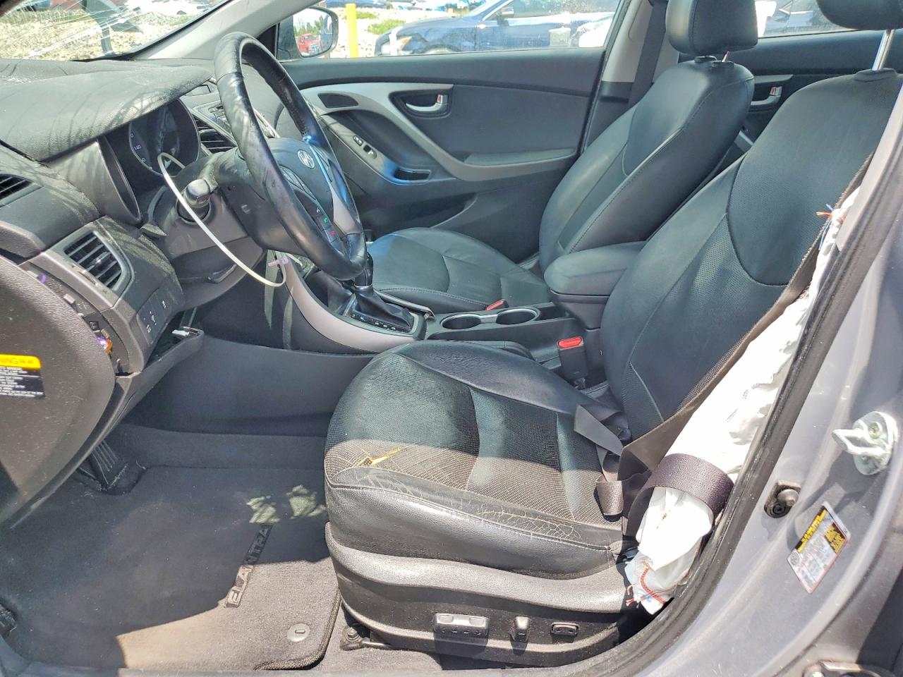 2015 Hyundai Elantra Limited Silver vin: 5NPDH4AE5FH639904