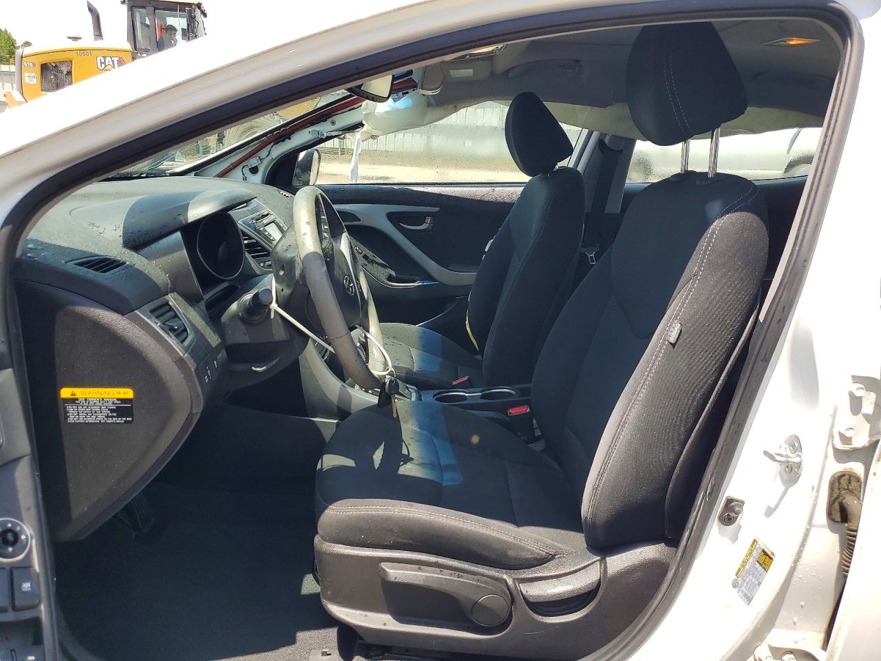 2015 Hyundai Elantra Se White vin: 5NPDH4AE5FH641510