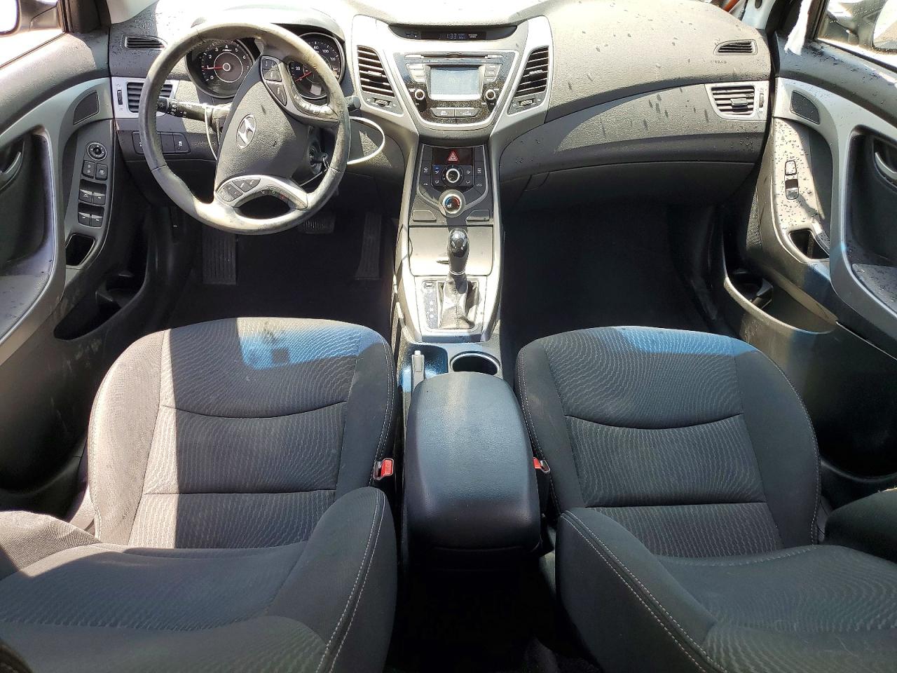 2015 Hyundai Elantra Se White vin: 5NPDH4AE5FH641510