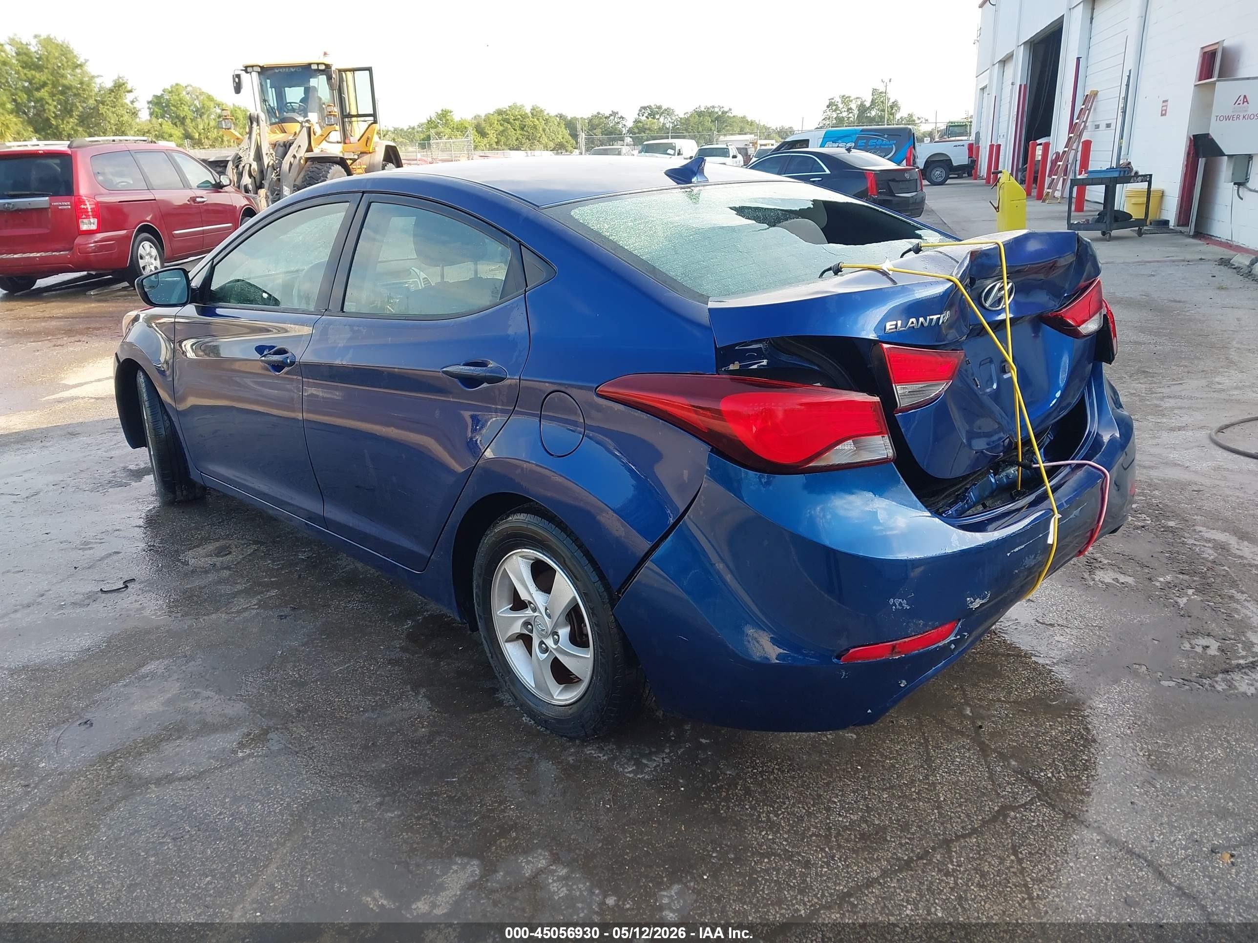 2015 Hyundai Elantra Se Blue vin: 5NPDH4AE5FH642513