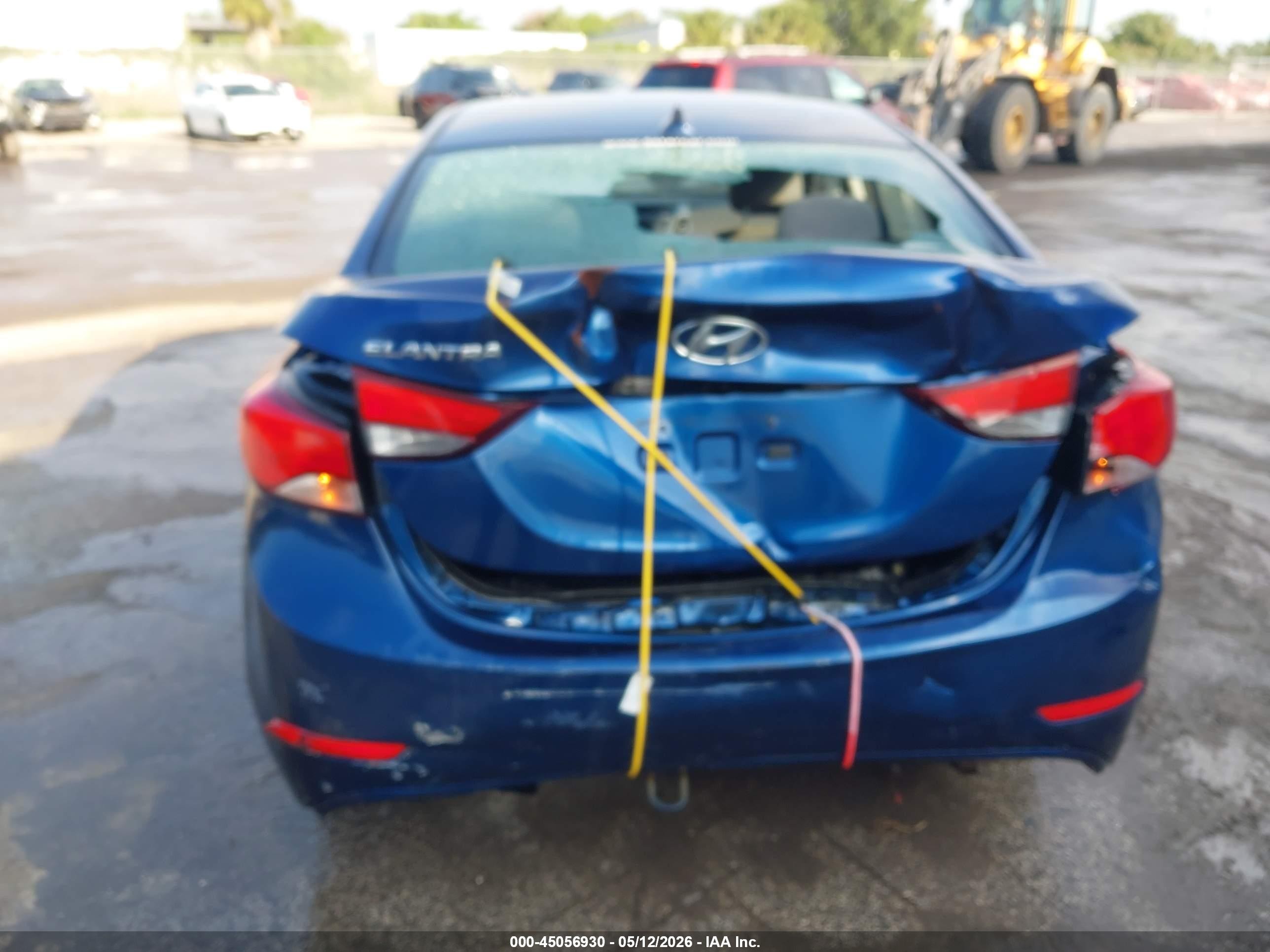 2015 Hyundai Elantra Se Blue vin: 5NPDH4AE5FH642513
