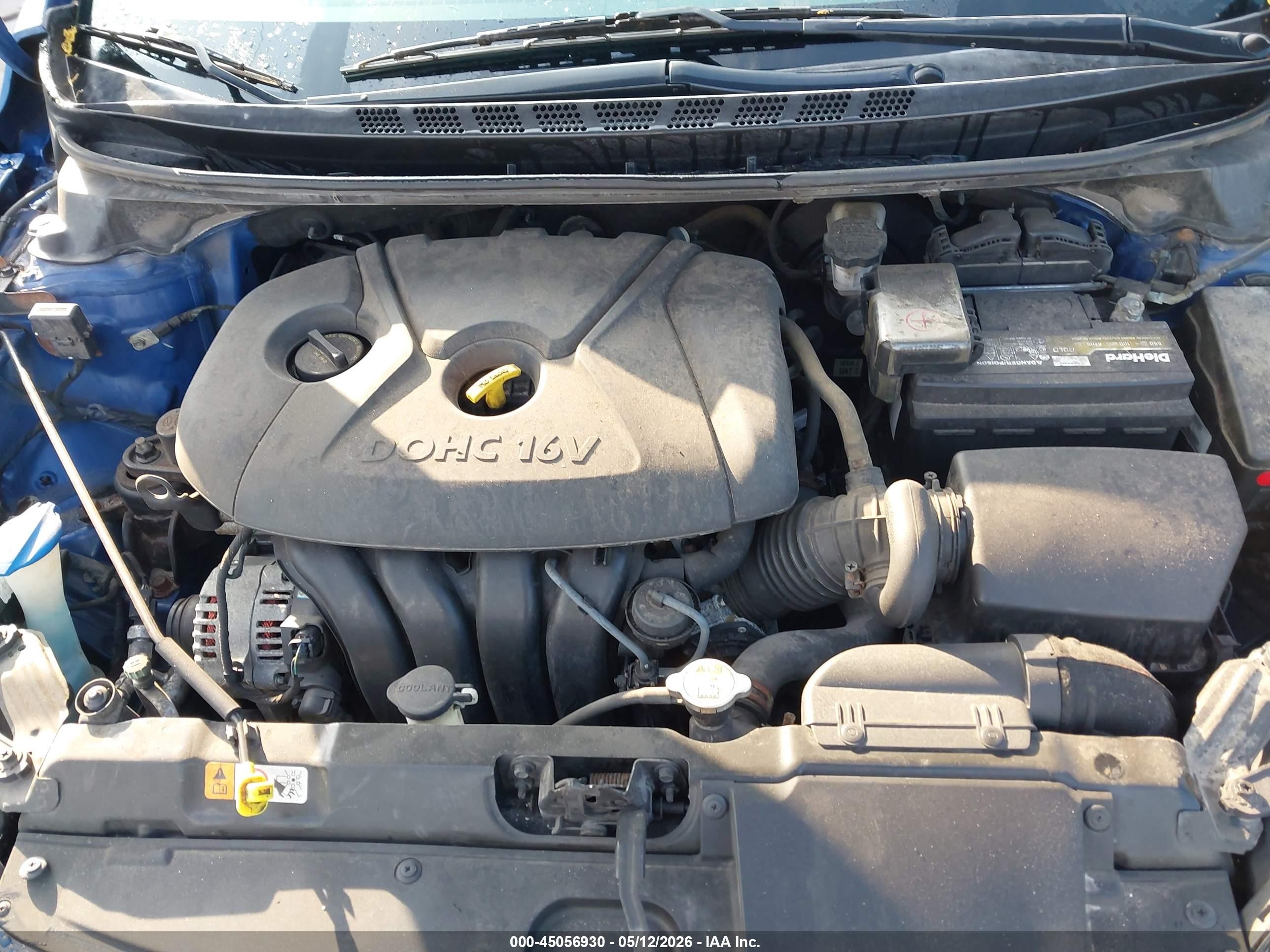 2015 Hyundai Elantra Se Blue vin: 5NPDH4AE5FH642513