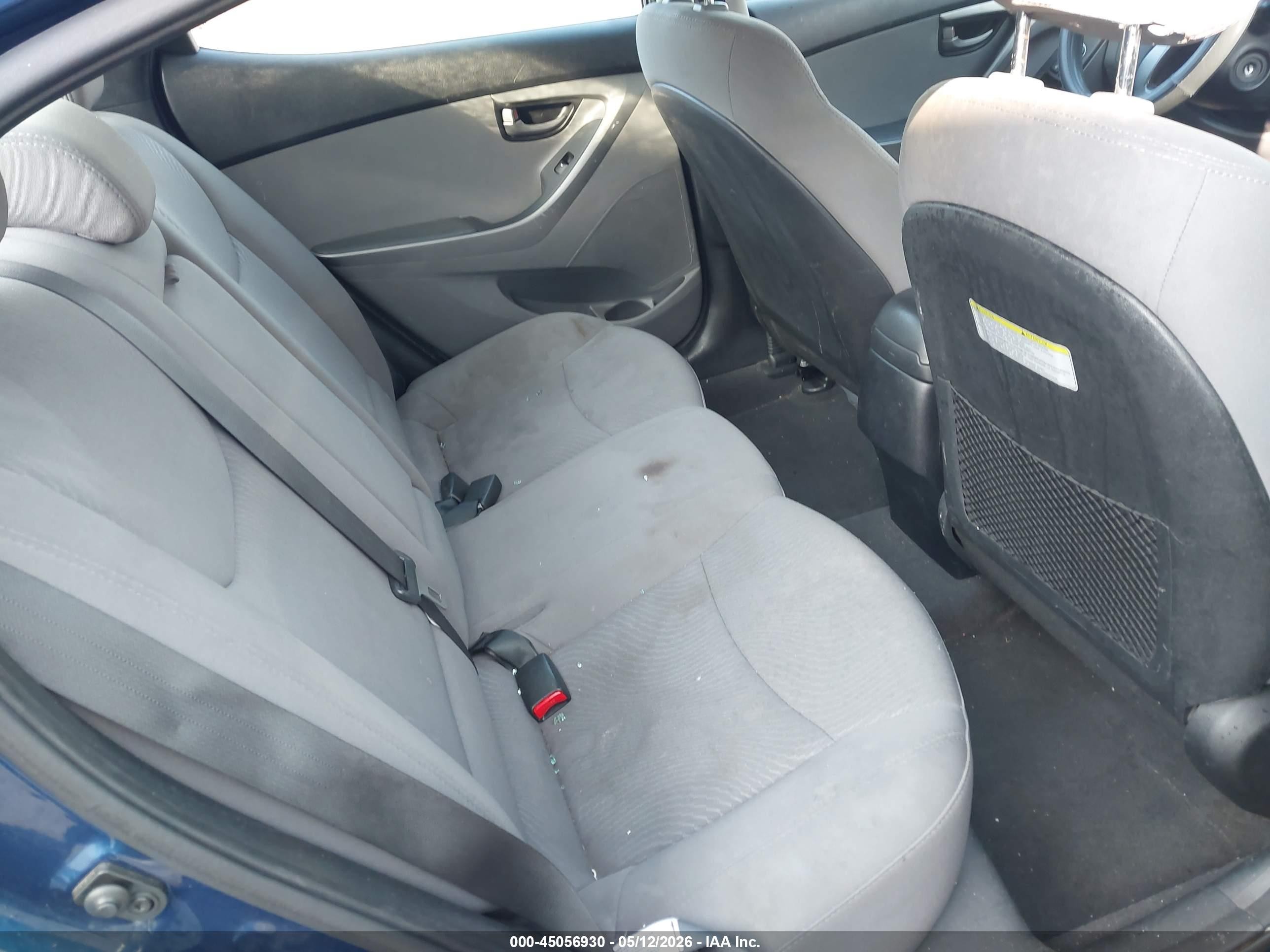 2015 Hyundai Elantra Se Blue vin: 5NPDH4AE5FH642513