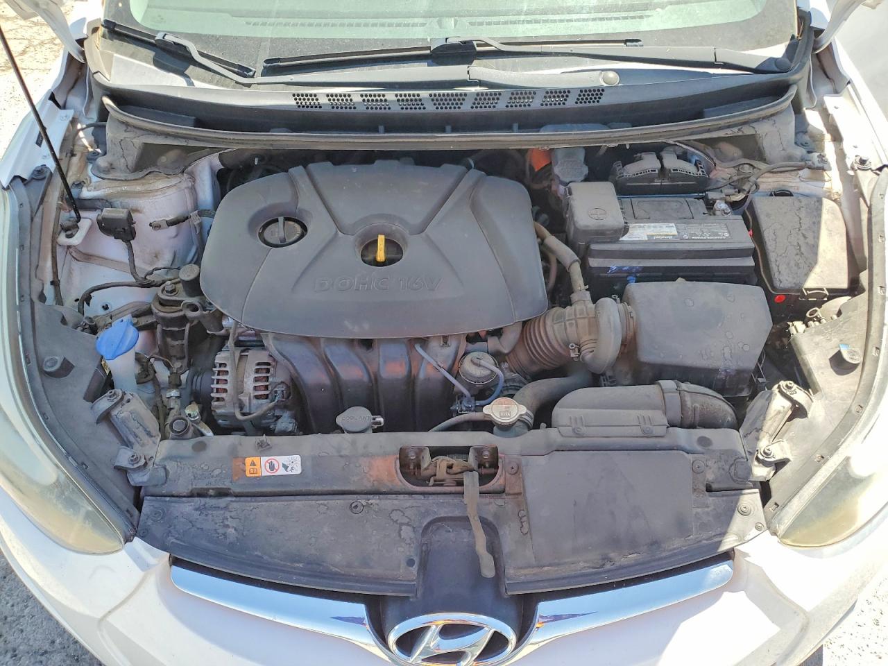 2015 Hyundai Elantra Se Белый vin: 5NPDH4AE5FH645265