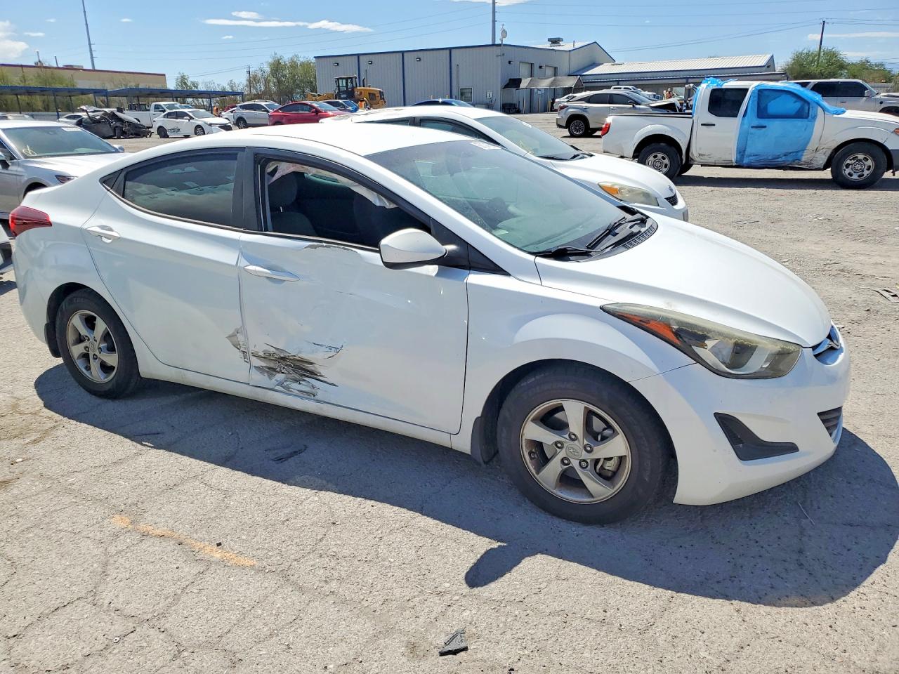 2015 Hyundai Elantra Se Белый vin: 5NPDH4AE5FH645265