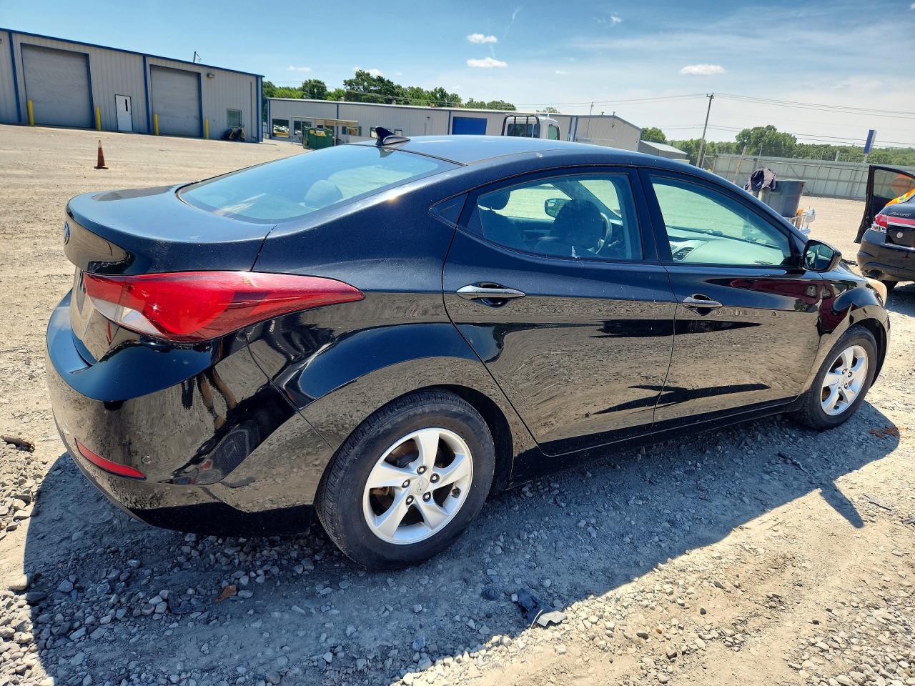 2015 Hyundai Elantra Se Black vin: 5NPDH4AE5FH647033