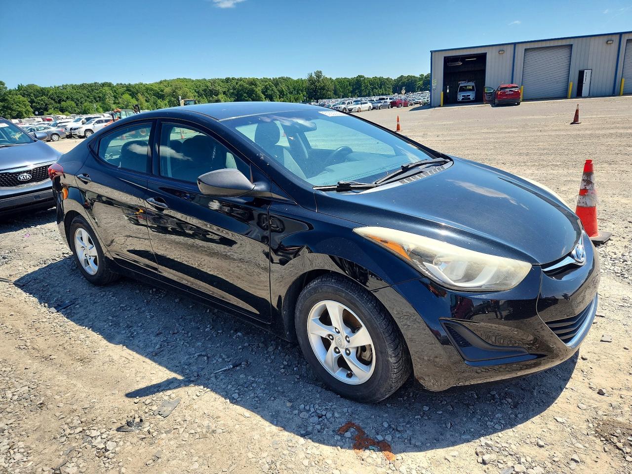 2015 Hyundai Elantra Se Black vin: 5NPDH4AE5FH647033