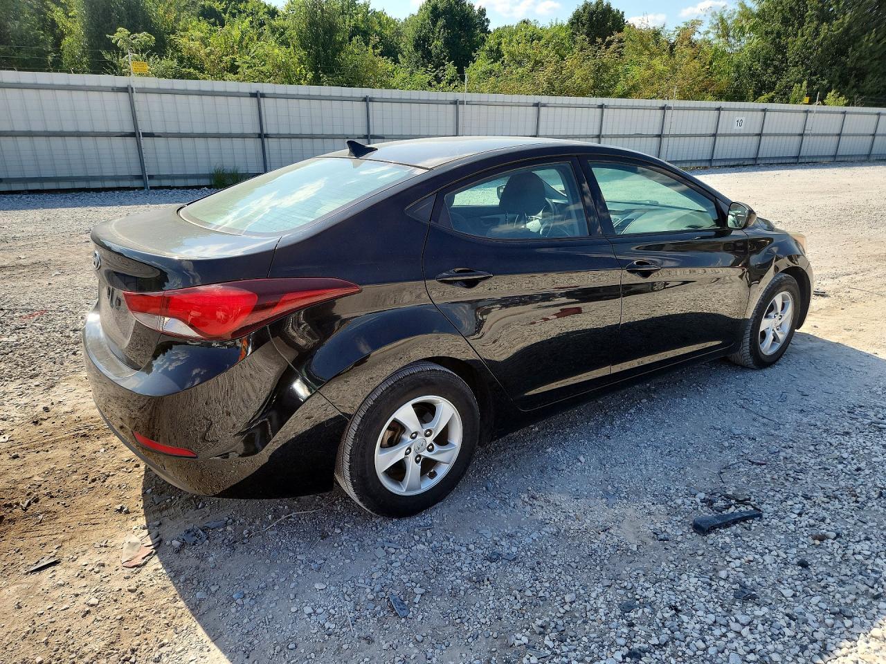2015 Hyundai Elantra Se Black vin: 5NPDH4AE5FH647033