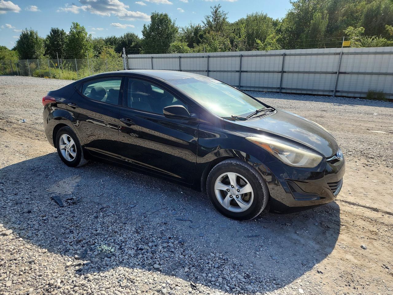 2015 Hyundai Elantra Se Black vin: 5NPDH4AE5FH647033