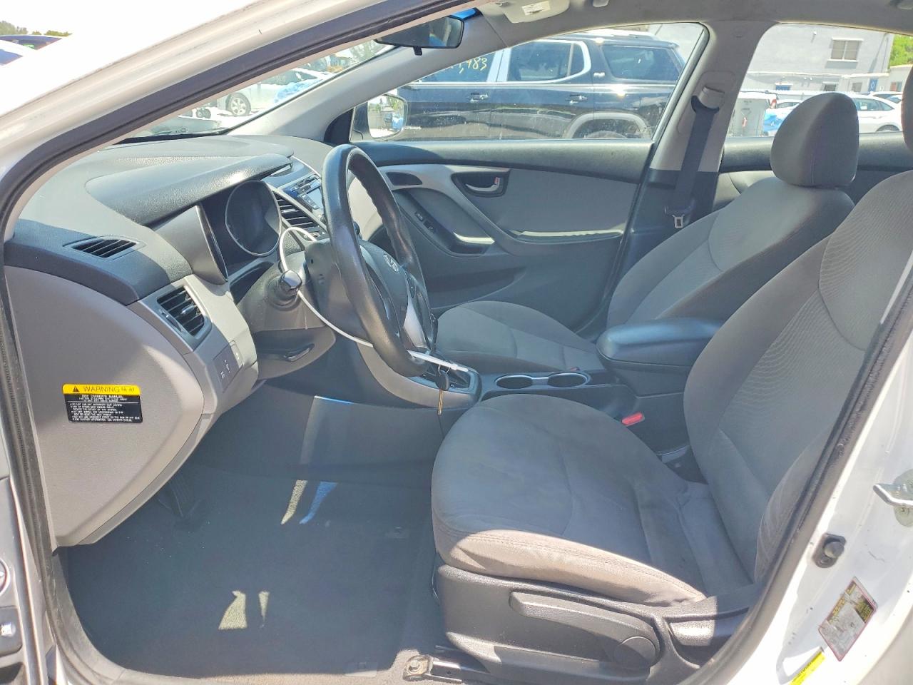 2015 Hyundai Elantra Se White vin: 5NPDH4AE5FH647579