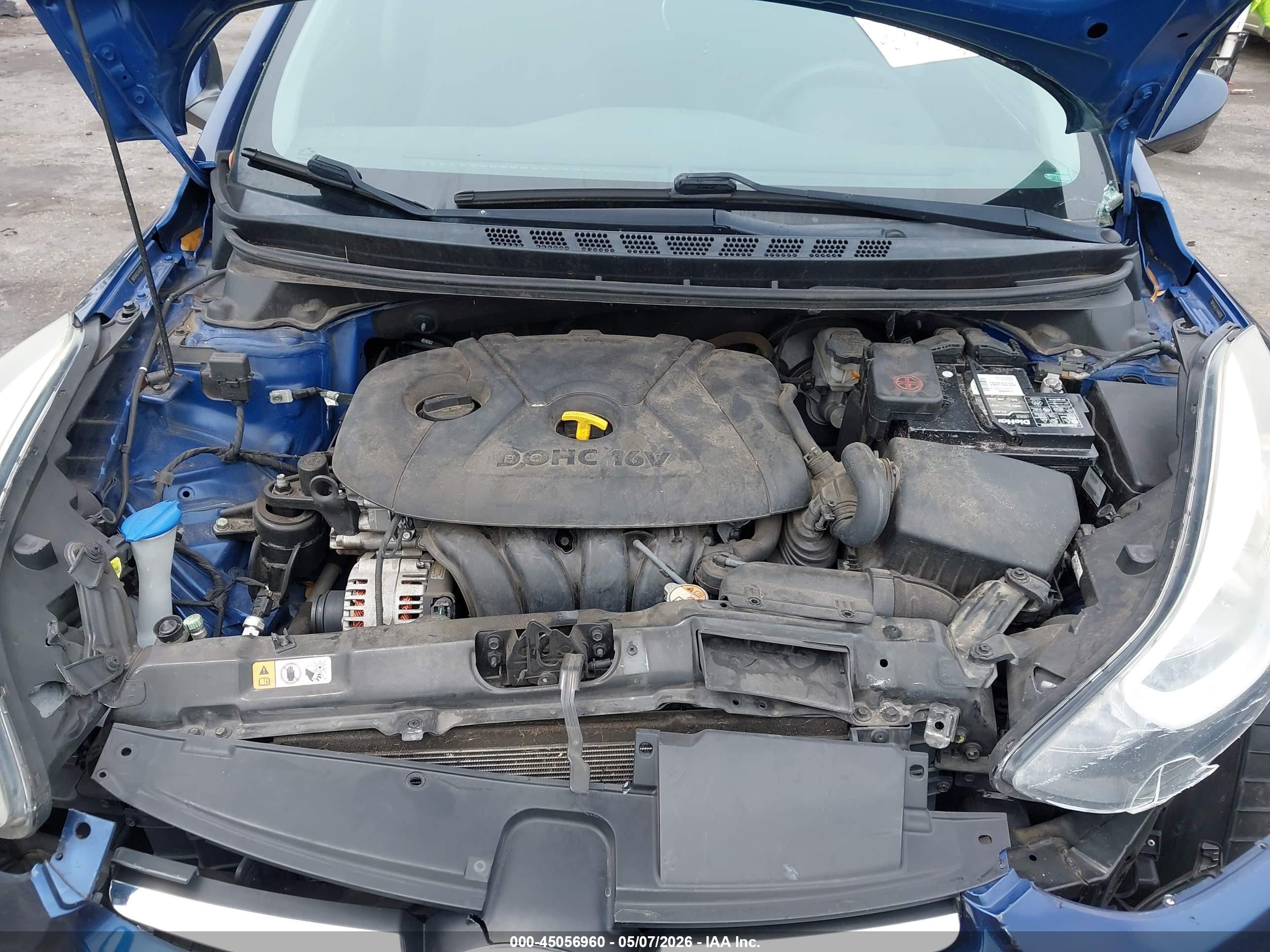 2015 Hyundai Elantra Se Blue vin: 5NPDH4AE5FH648828