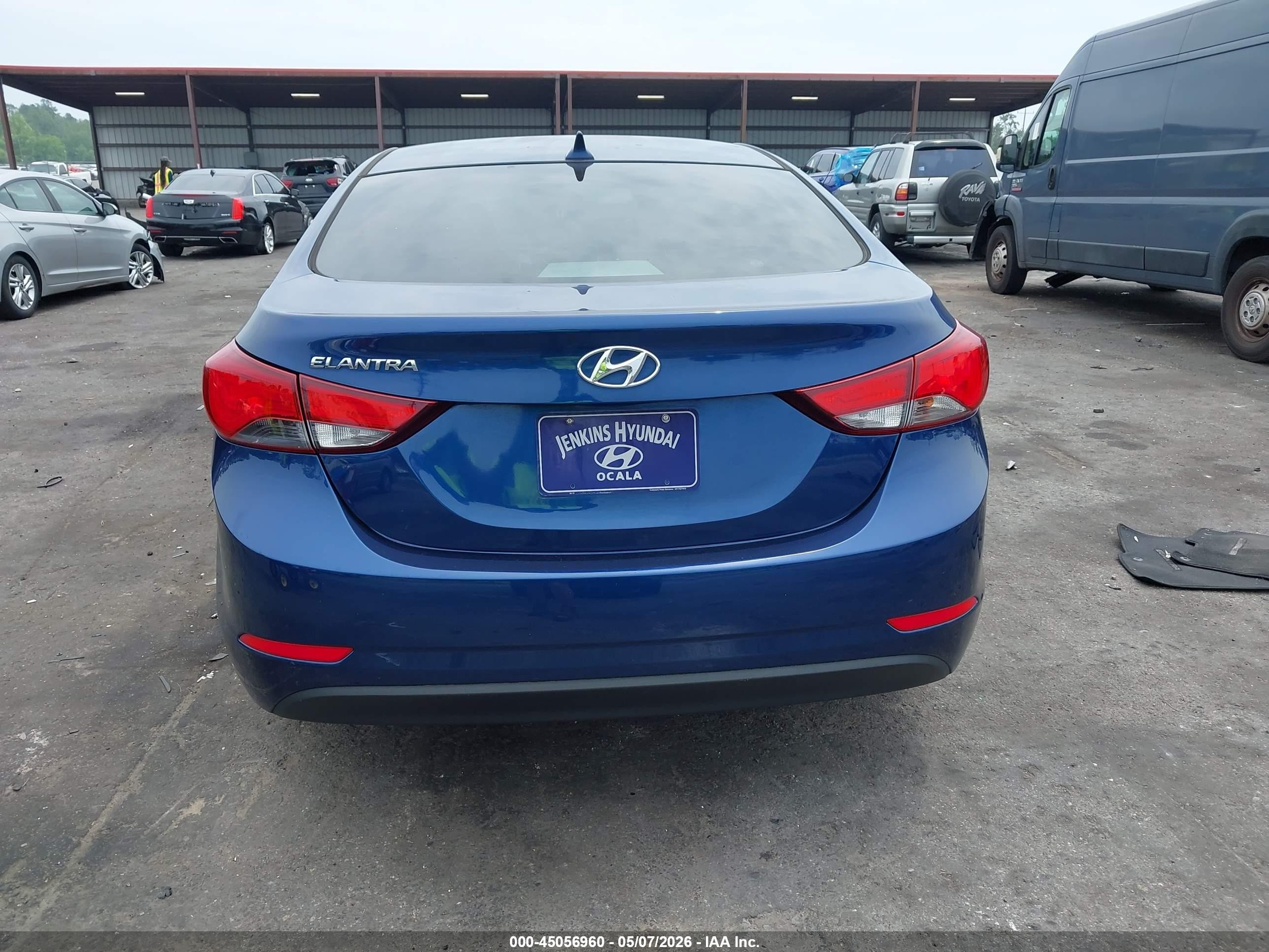 2015 Hyundai Elantra Se Blue vin: 5NPDH4AE5FH648828