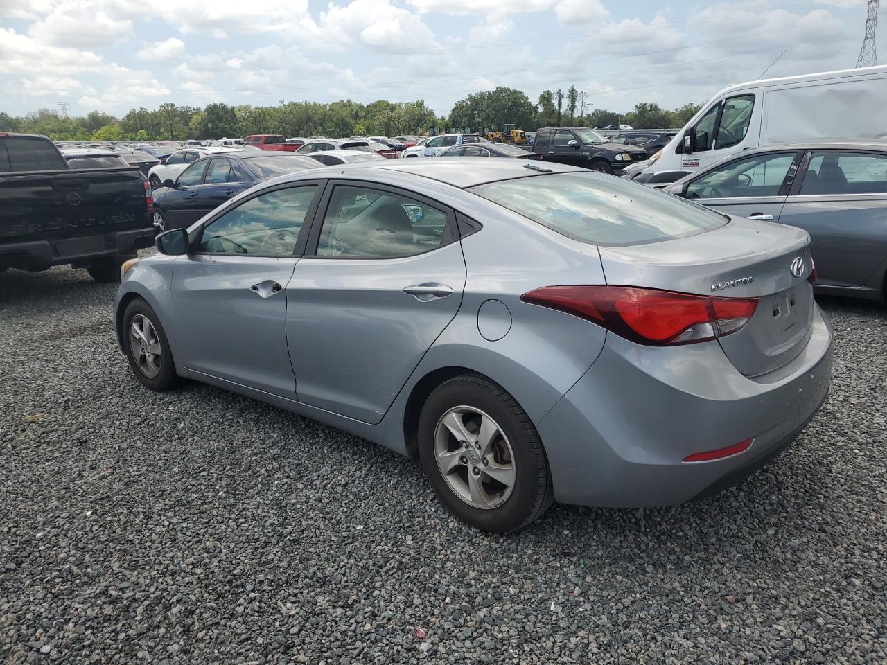 2015 Hyundai Elantra Se Gray vin: 5NPDH4AE5FH648909