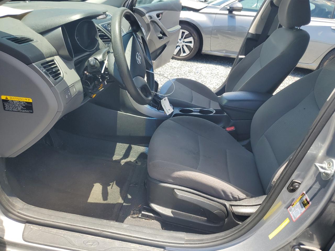 2015 Hyundai Elantra Se Gray vin: 5NPDH4AE5FH648909