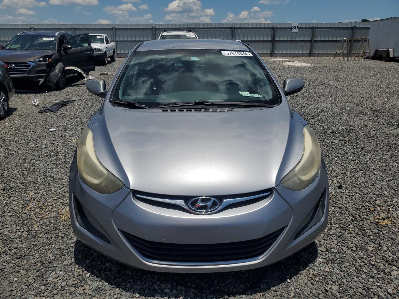 2015 Hyundai Elantra Se Gray vin: 5NPDH4AE5FH648909